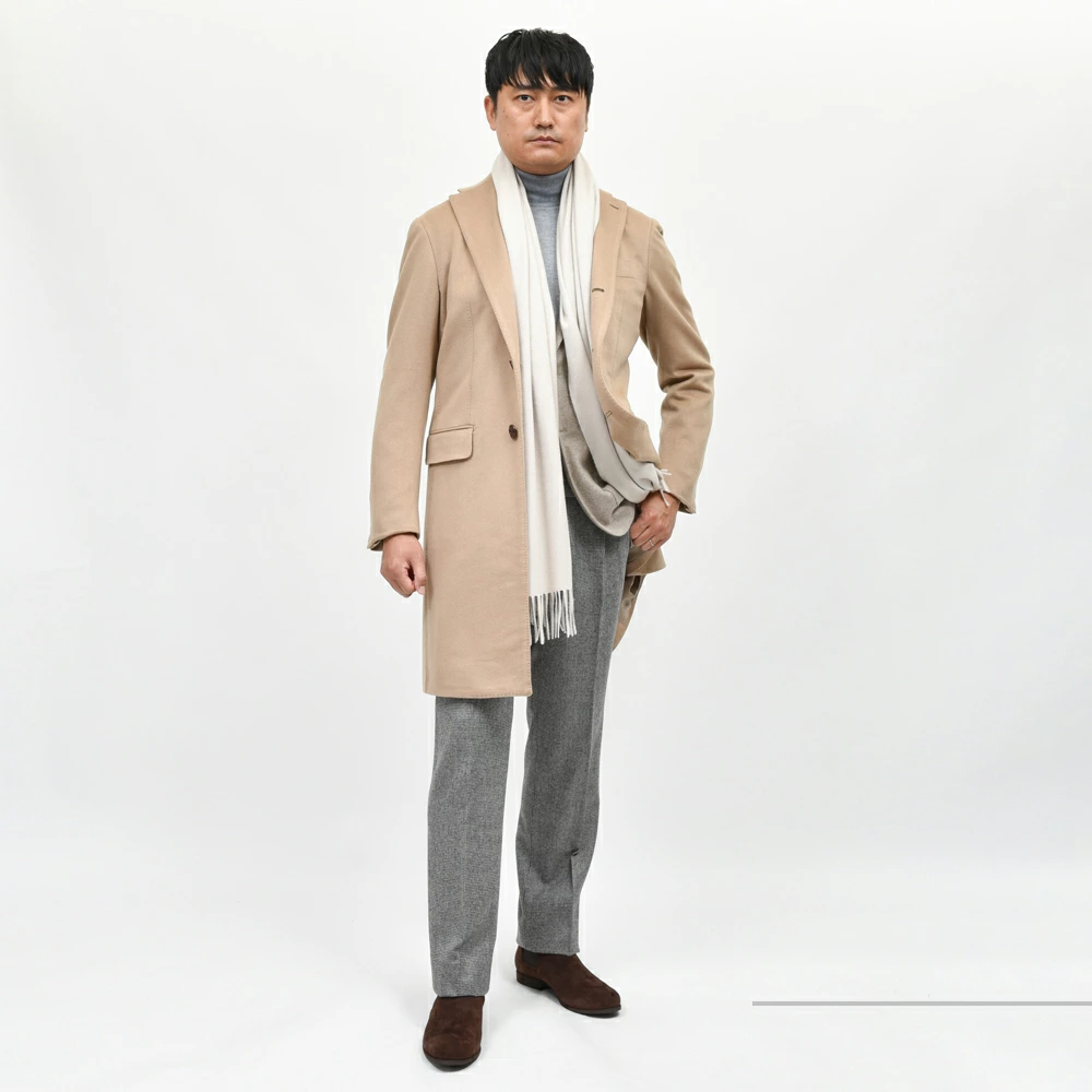 至極のカシミアチェスターコートguji(MADE BY RING JACKET) コート1型