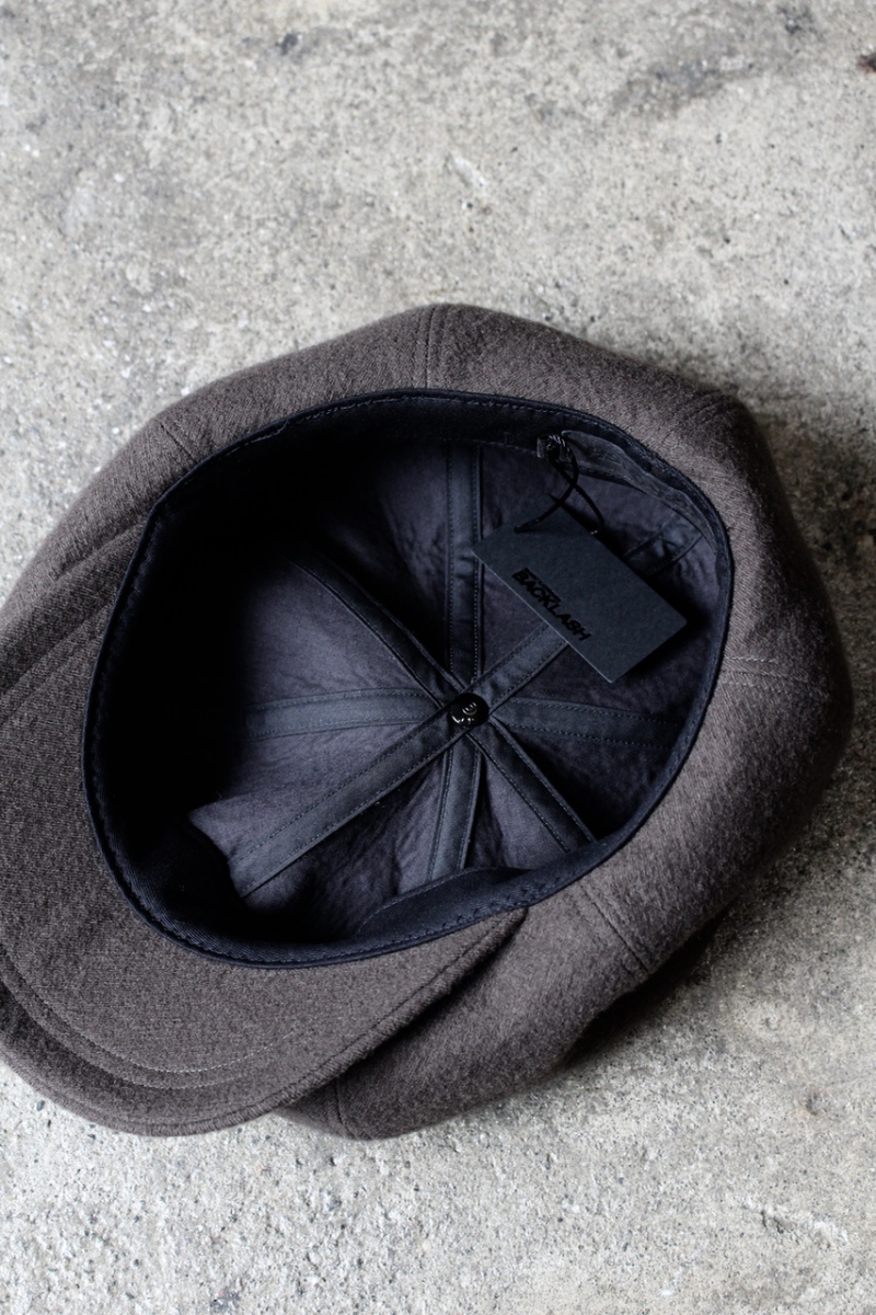 840-01.「GANTZ」Casquette. Brown Grey. ISAMU KATAYAMA BACKLASH