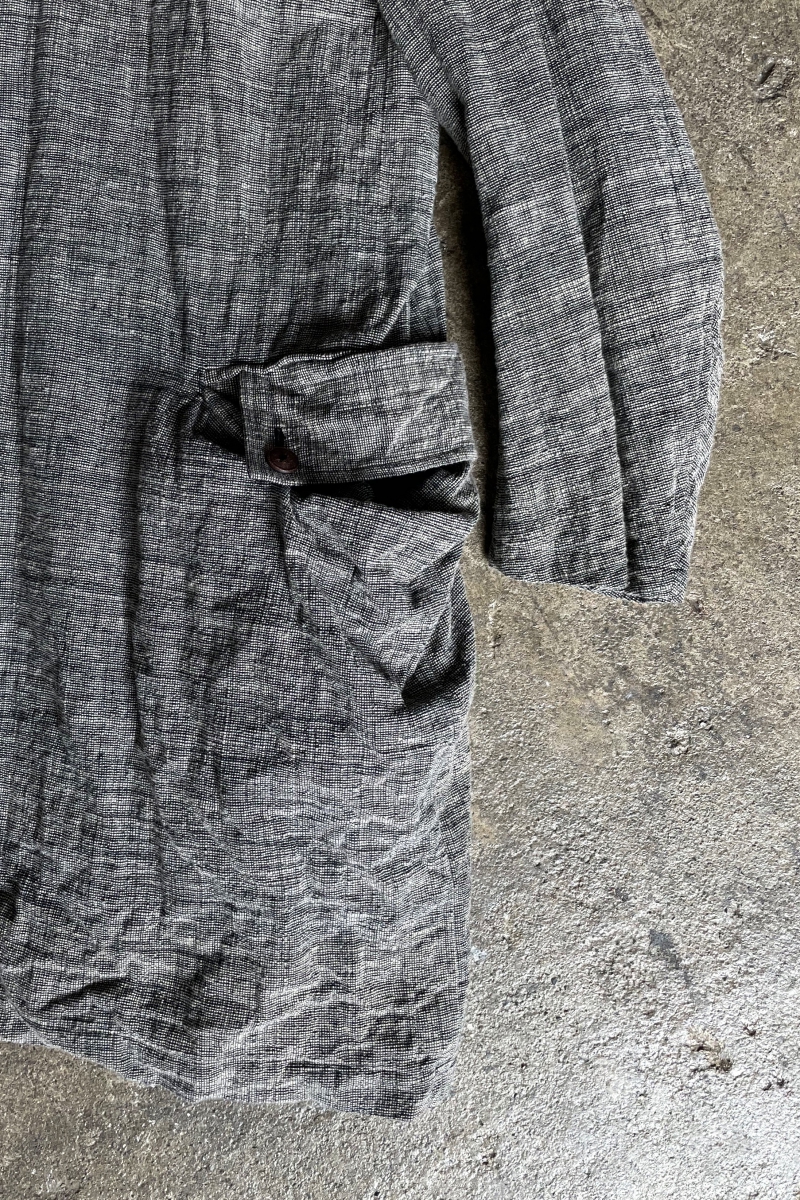 C-2. Balmacaan Coat. Natural(Japanese Ink / Walnut). Andrew