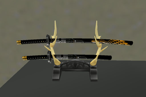 鹿角の刀掛け - Medi記録Scrapbox版