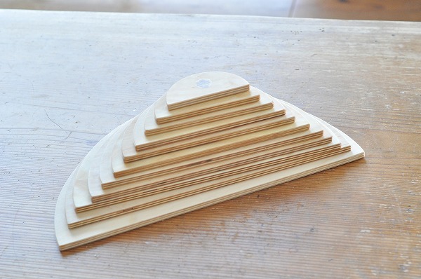 木のおもちゃ 積み木】グリム社（GRIMM'S）虹色トンネル（大）