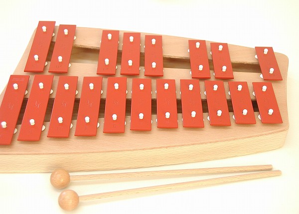 鉄琴 ゾノア社(SONOR) 二段メタルフォン NG30 木のおもちゃHANA