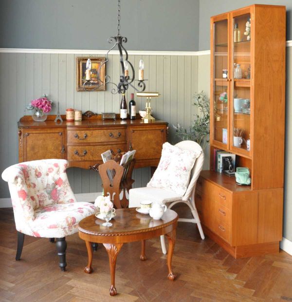 フランスアンティークMundus製ベントウッドチェア/木製椅子イス(92-65