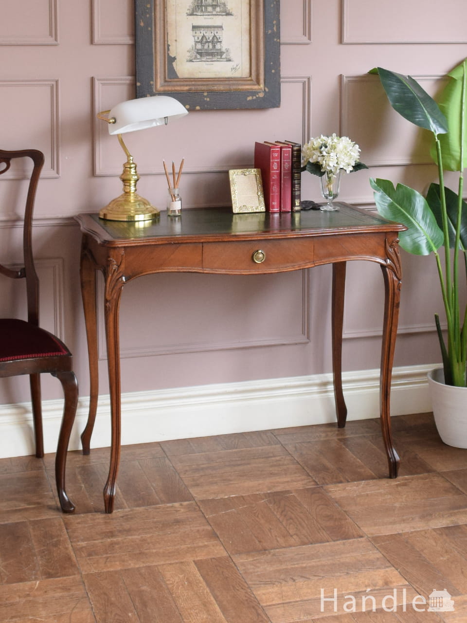 英国のアンティーク椅子、曲げ木が美しいベントウッドチェア(m-704-c