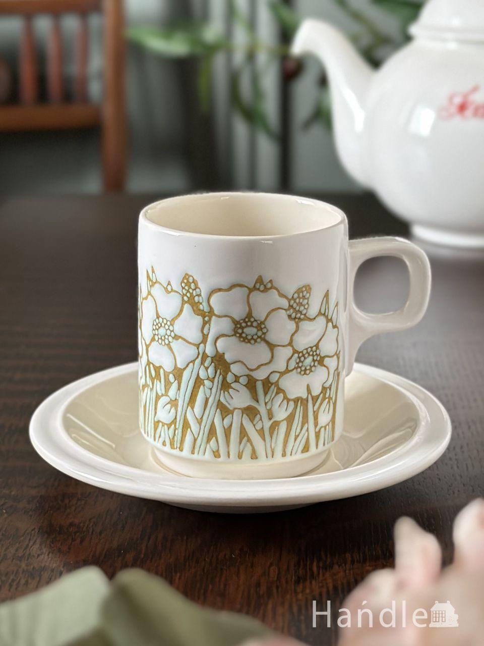 イギリスのおしゃれなビンテージ雑貨、デンビー社（DENBY）のトリオ(k