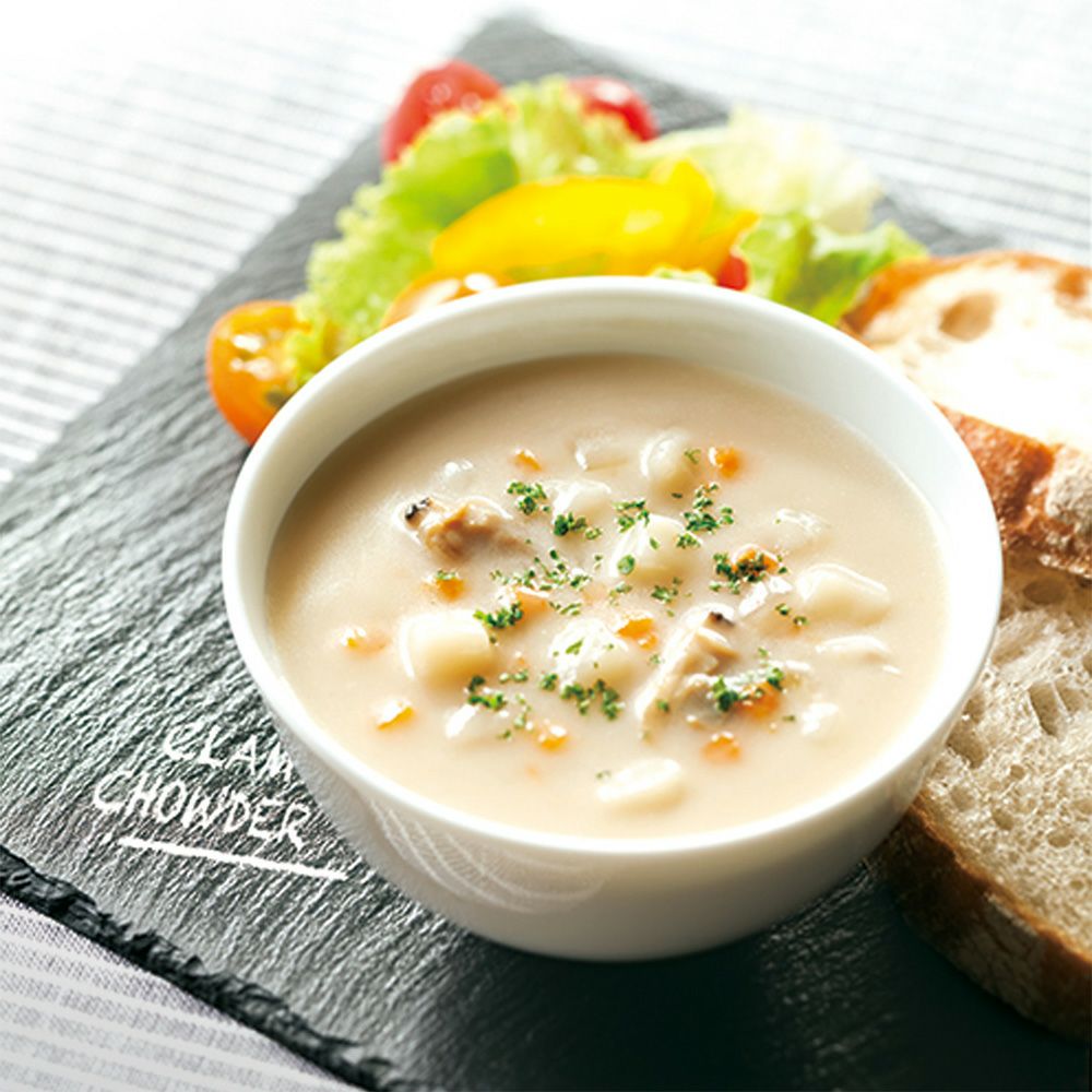 スープセレクト】クラムチャウダー／1人前 160g | ハチ食品の通販