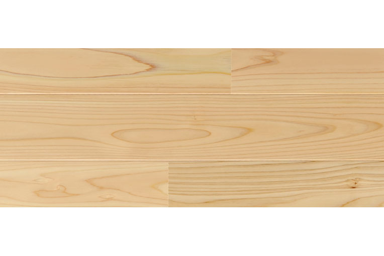 ペット対応 無垢フローリング あづみの桧 無地上小グレード TSVコート