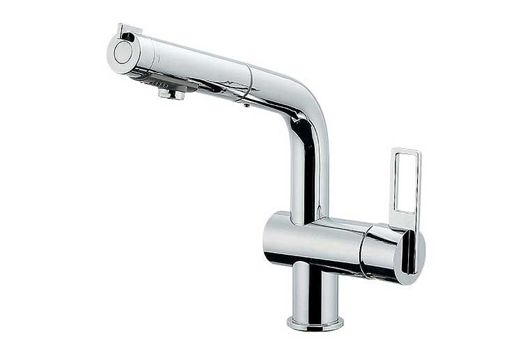浄水器一体型】キッチン水栓 アレグロ [シャワー][ヘッド引出し