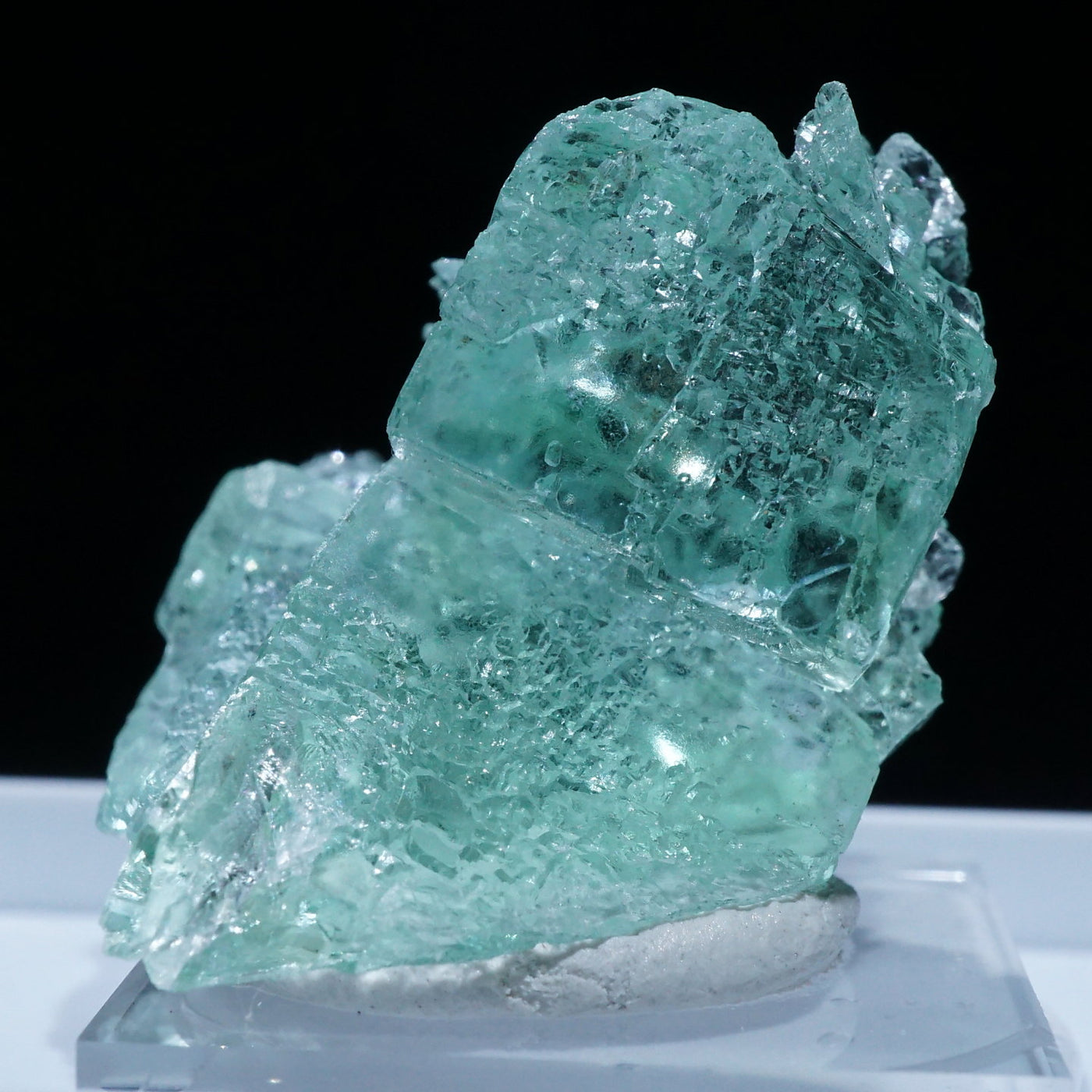 中国 湖南省 シャンファーリン産 グリーンフローライト – 天然石