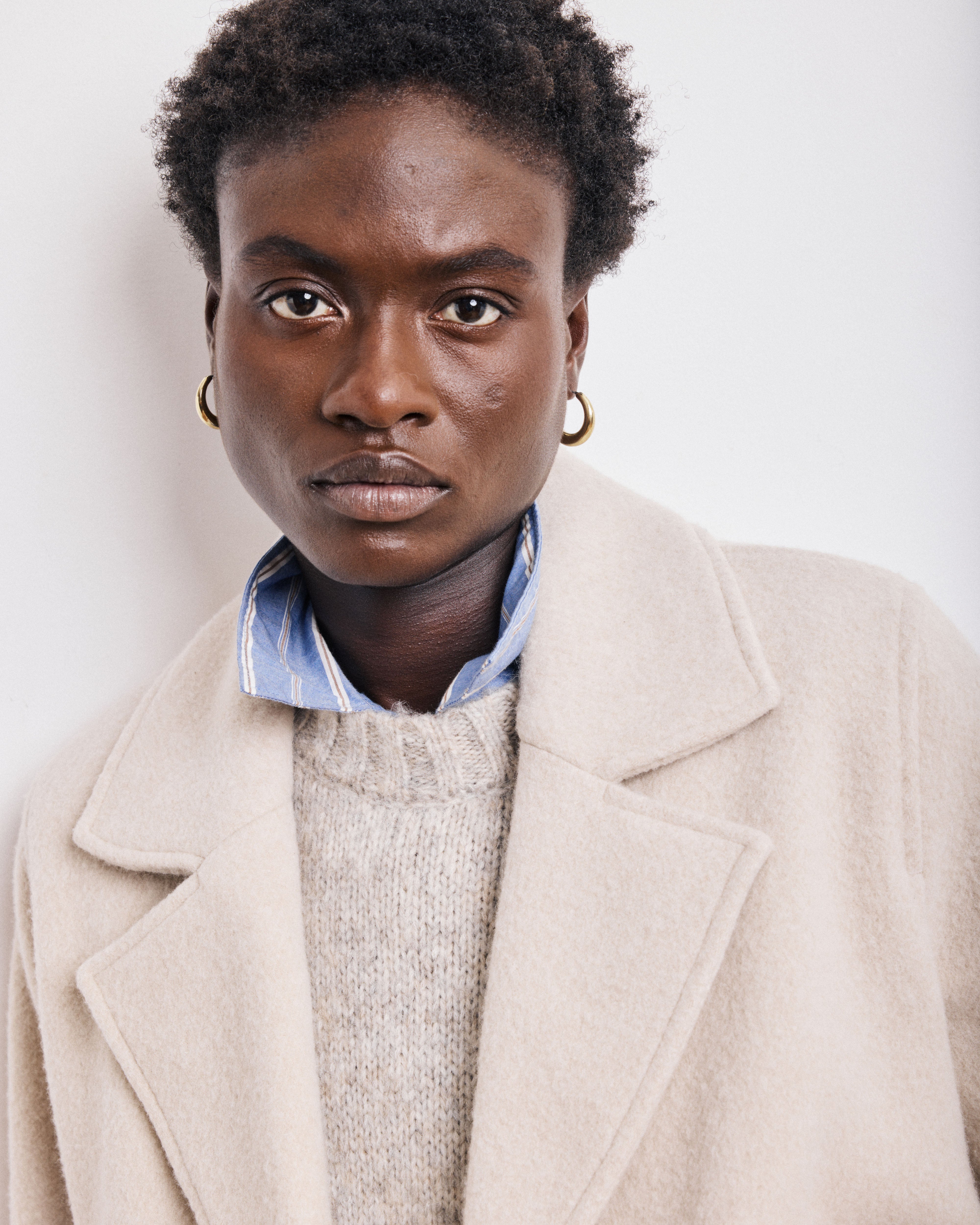 Vega Women's Off-White Wool Jacket BEVB609-01 - Women's Jacket