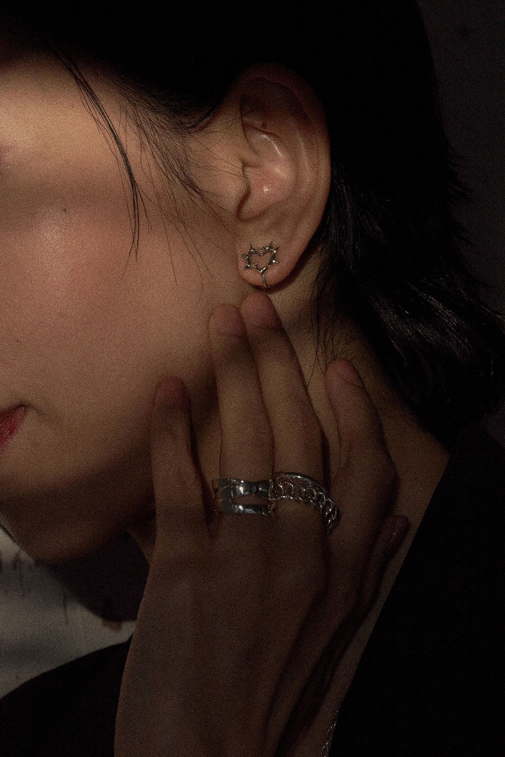 棘ハートピアス – Haruka Ozone online store