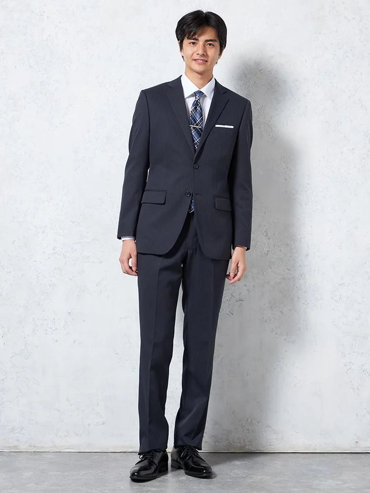 上下ウォッシャブル】スーツ 2つボタン 2WAYストレッチ 抗菌裏地