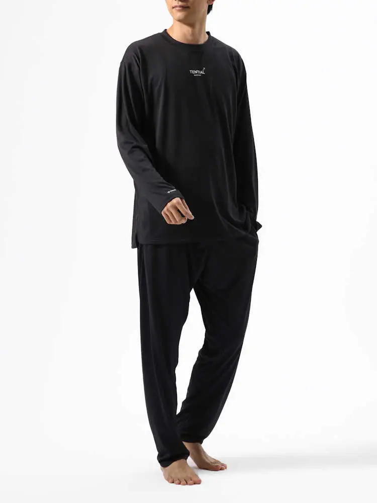 ブラック 【男女兼用】一般医療機器 TENTIAL BAKUNE DRY ロング下