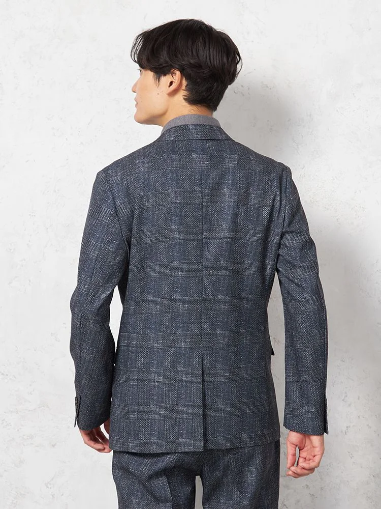 サスビズxRENU】上下セットアップ スーツ 上下ウォッシャブル 軽量