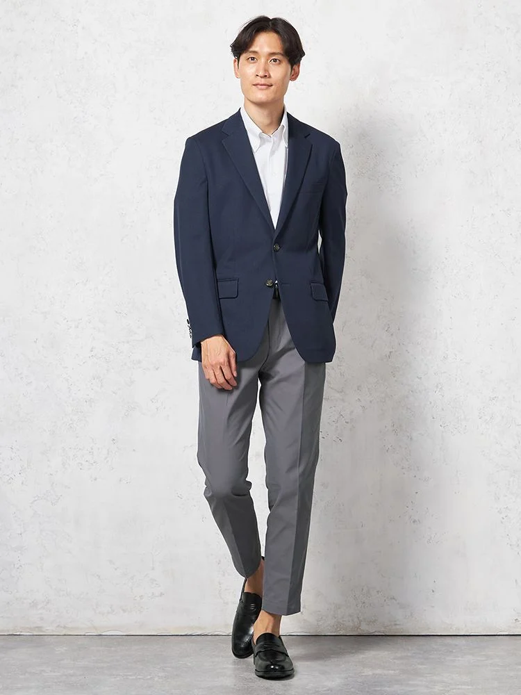 サスビズxRENU】ジャケット ブレザー ウォッシャブル 軽量 ストレッチ