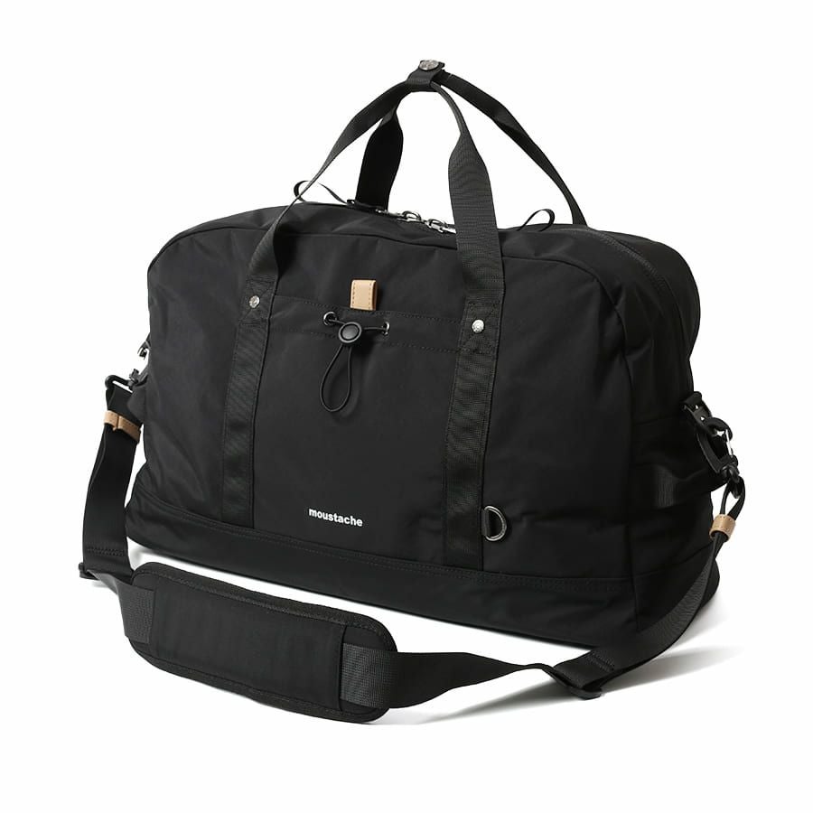 公式】 MOUSTACHE ボストンバッグ シワ加工ナイロン MEG-4433