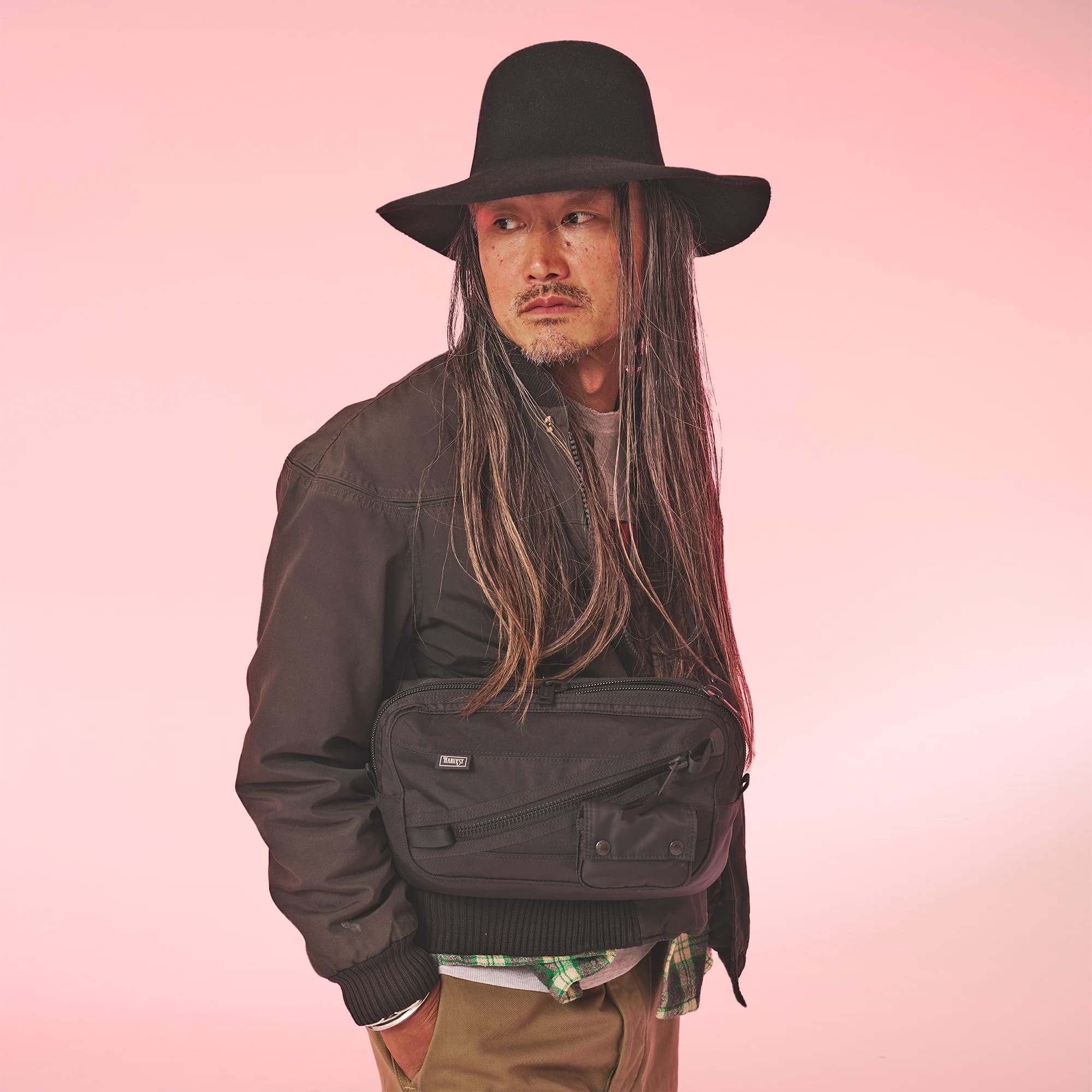 Official] HARVEST LABEL Reload Body Bag Men's Sling Bag Cordura