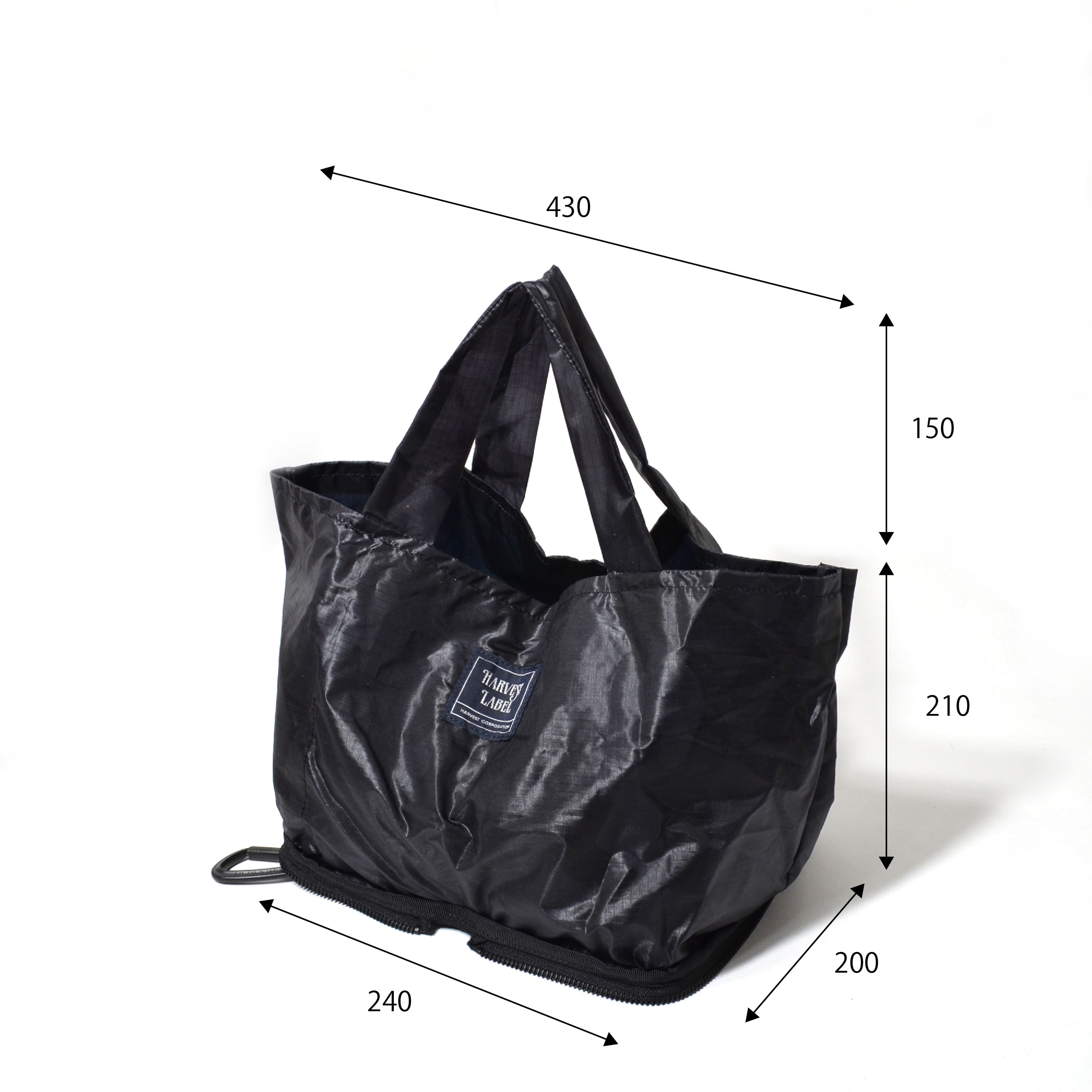 公式】HARVEST LABEL フライヤーズ ジップ メンズ エコバッグお弁当