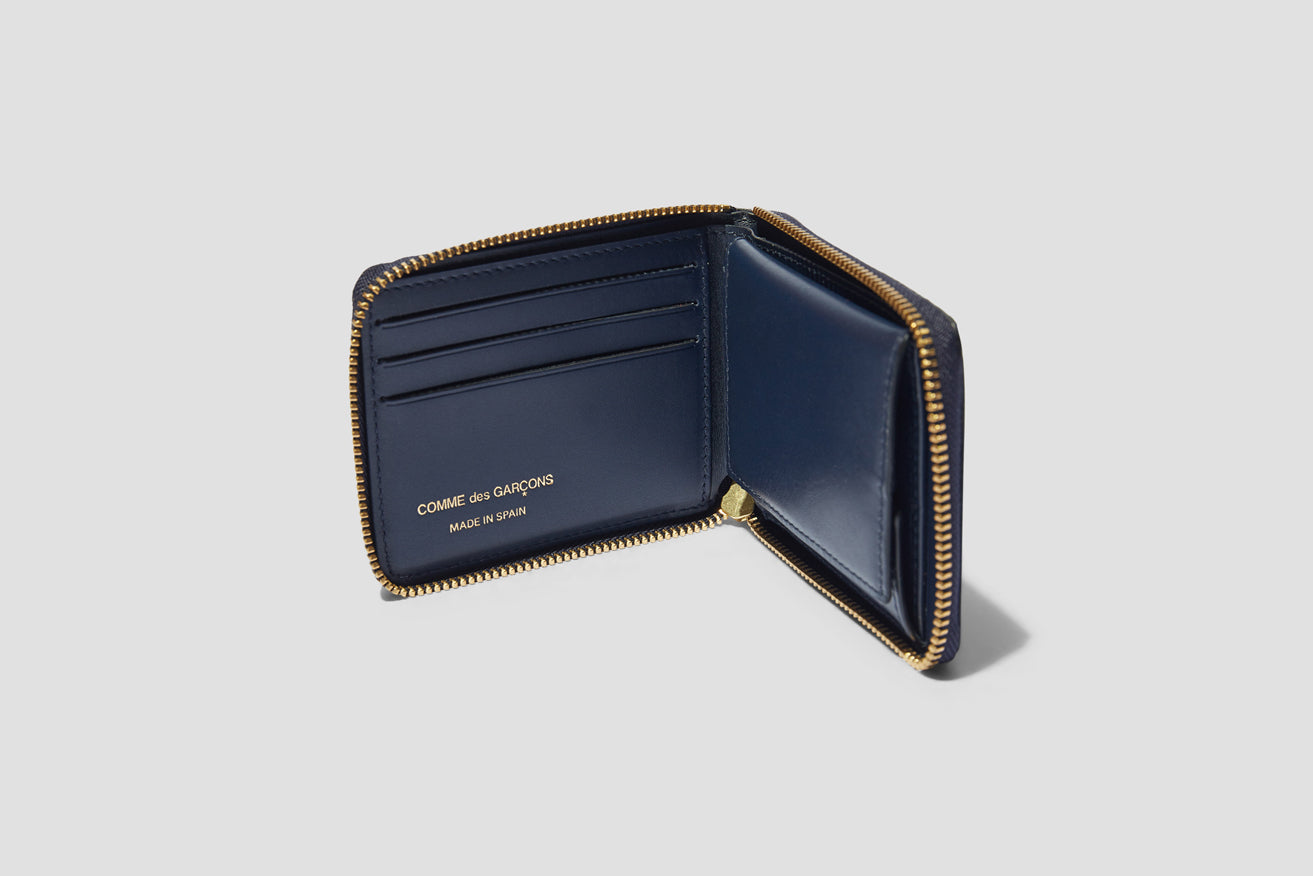 COMME DES GARÇONS WALLET CLASSIC SA7100 Navy – HARRESØ