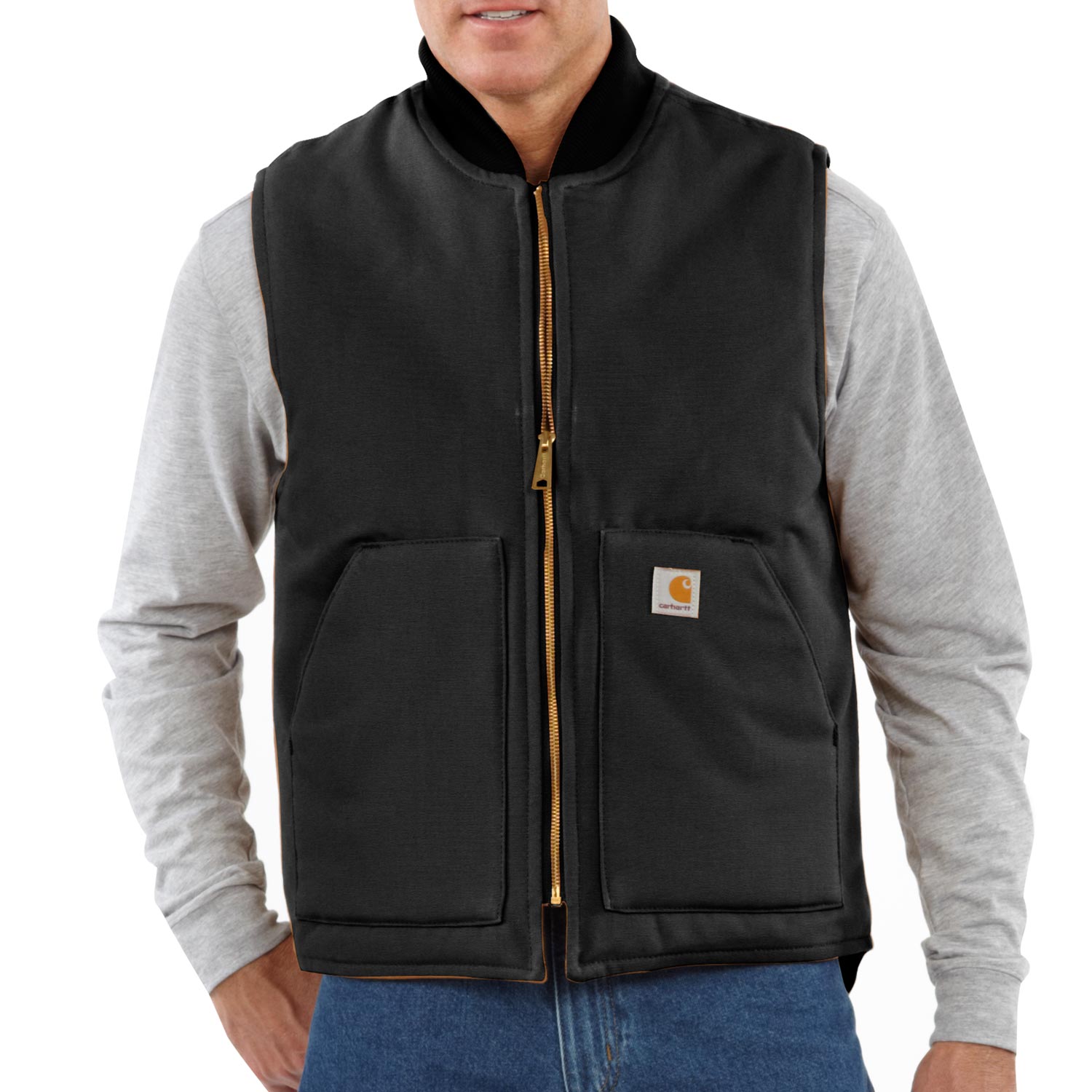 Carhartt Men's Duck Vest - Arctic-Quilt Lined | Carhartt V01 Work