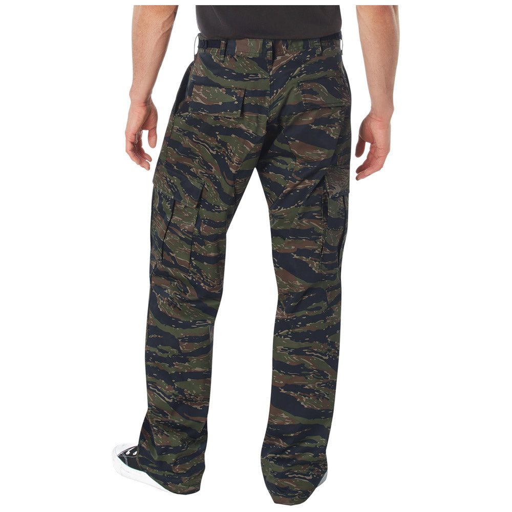 Relaxed Fit BDU Fatigue Pants with Zipper Fly