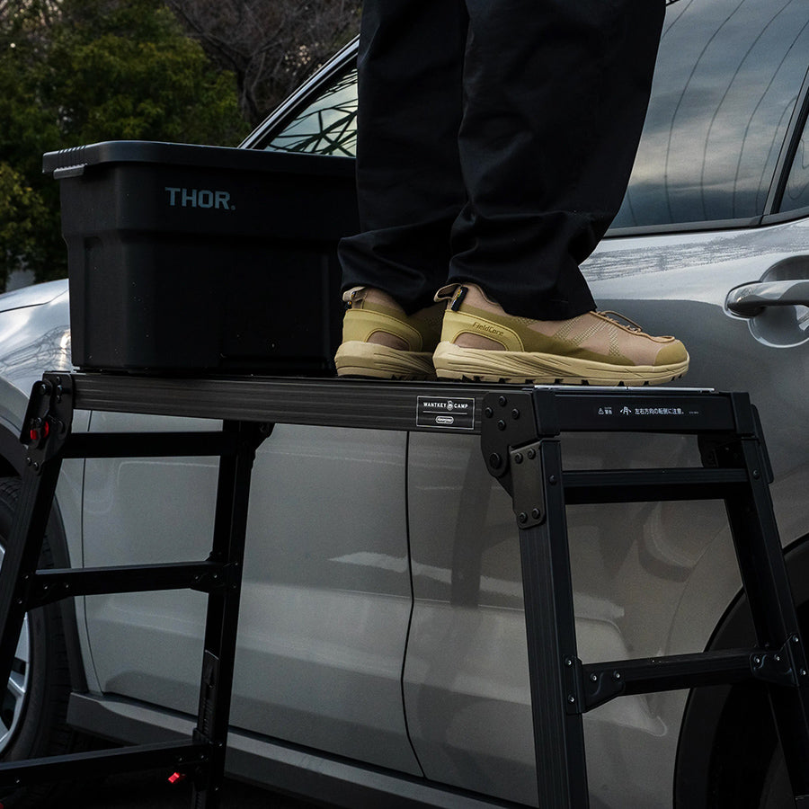 長谷川工業 HASEGAWA CAMPより待望の「足場台用シェルフボード」 が