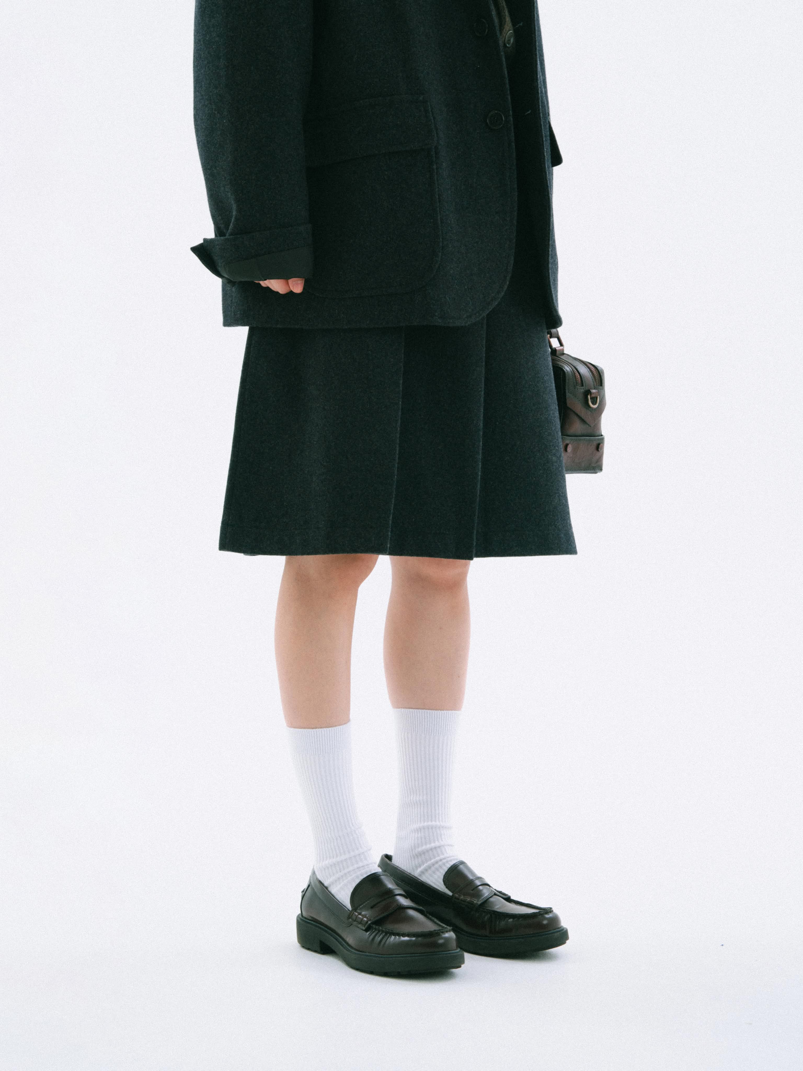 MUSINSA公式 | Havehad ウィメンズウールブレンドプリーツスカート