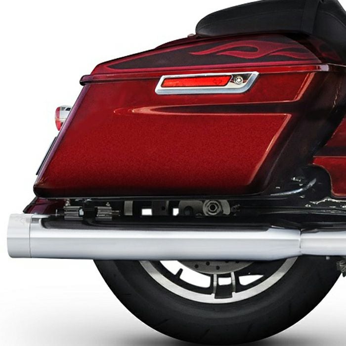 ハーレーM8ツーリング 5インチ径スリップオンマフラー クローム