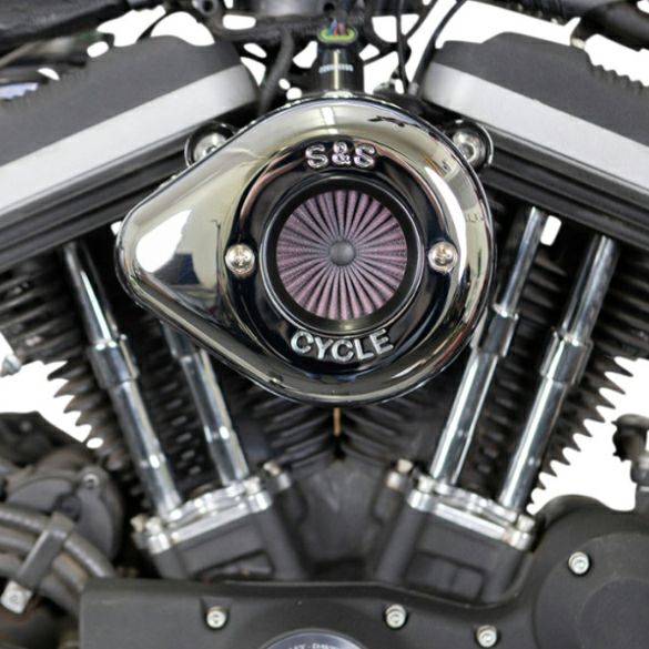 SALE】S&S ステルスエアクリーナー ティアドロップタイプ クローム