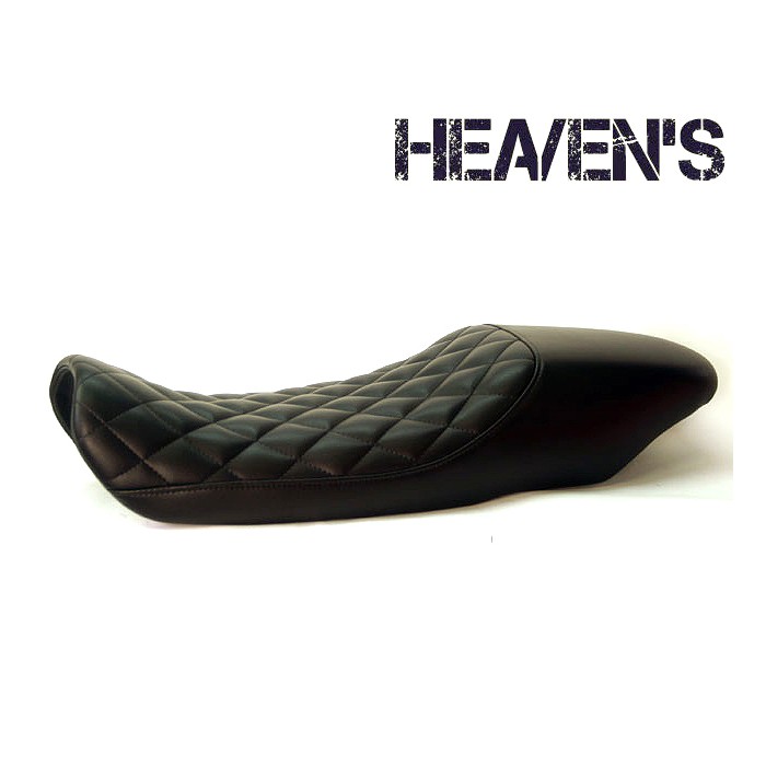 FTR223 トラッカーシート ブラック/ダイヤ | オートバイのカスタム