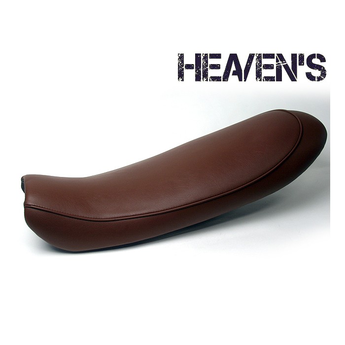 FTR223 クラシックフラットシート ブラウン/スムース | オートバイの