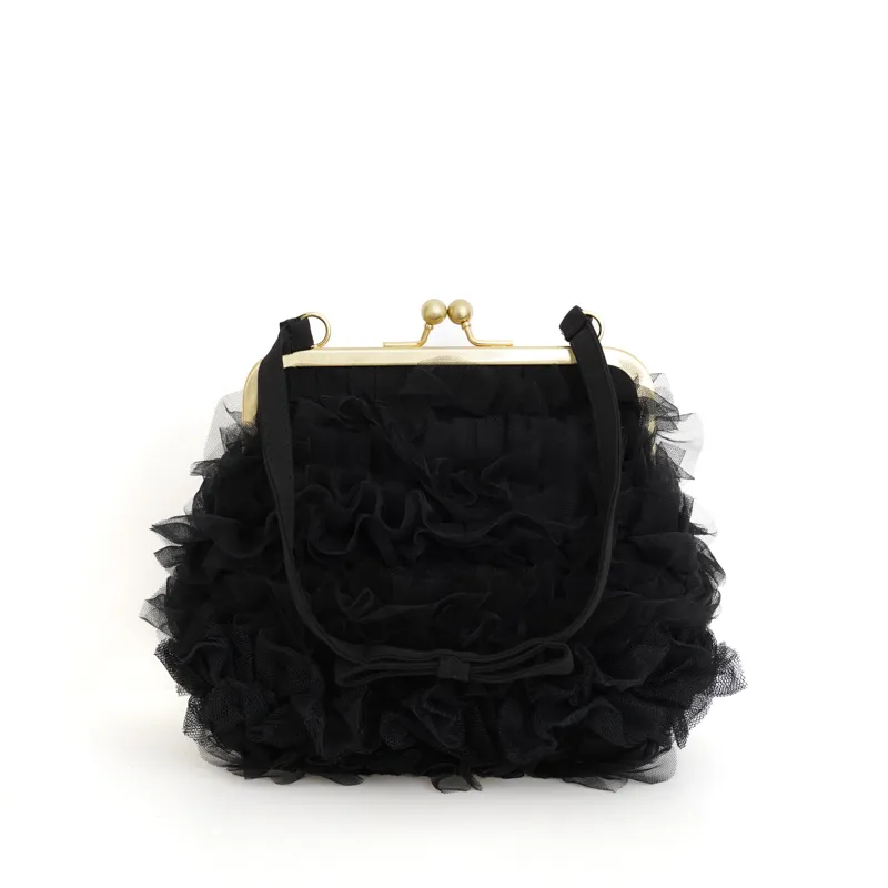 Bibiy.（ビビィ）foxy illustrationsコラボODETTE TULLE BAG（ブラック