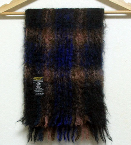 古着/USED] 70's スコットランド製 ハイランドクラウン モヘアマフラー