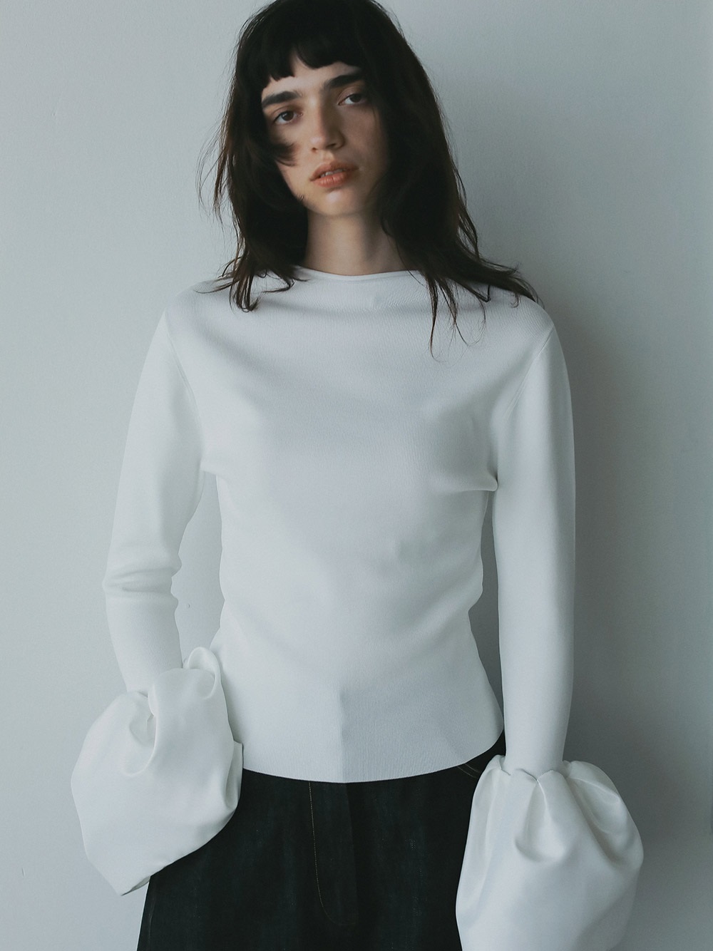 ボリュームフレアスリーブニットP／O | Knit | HER. Online Store