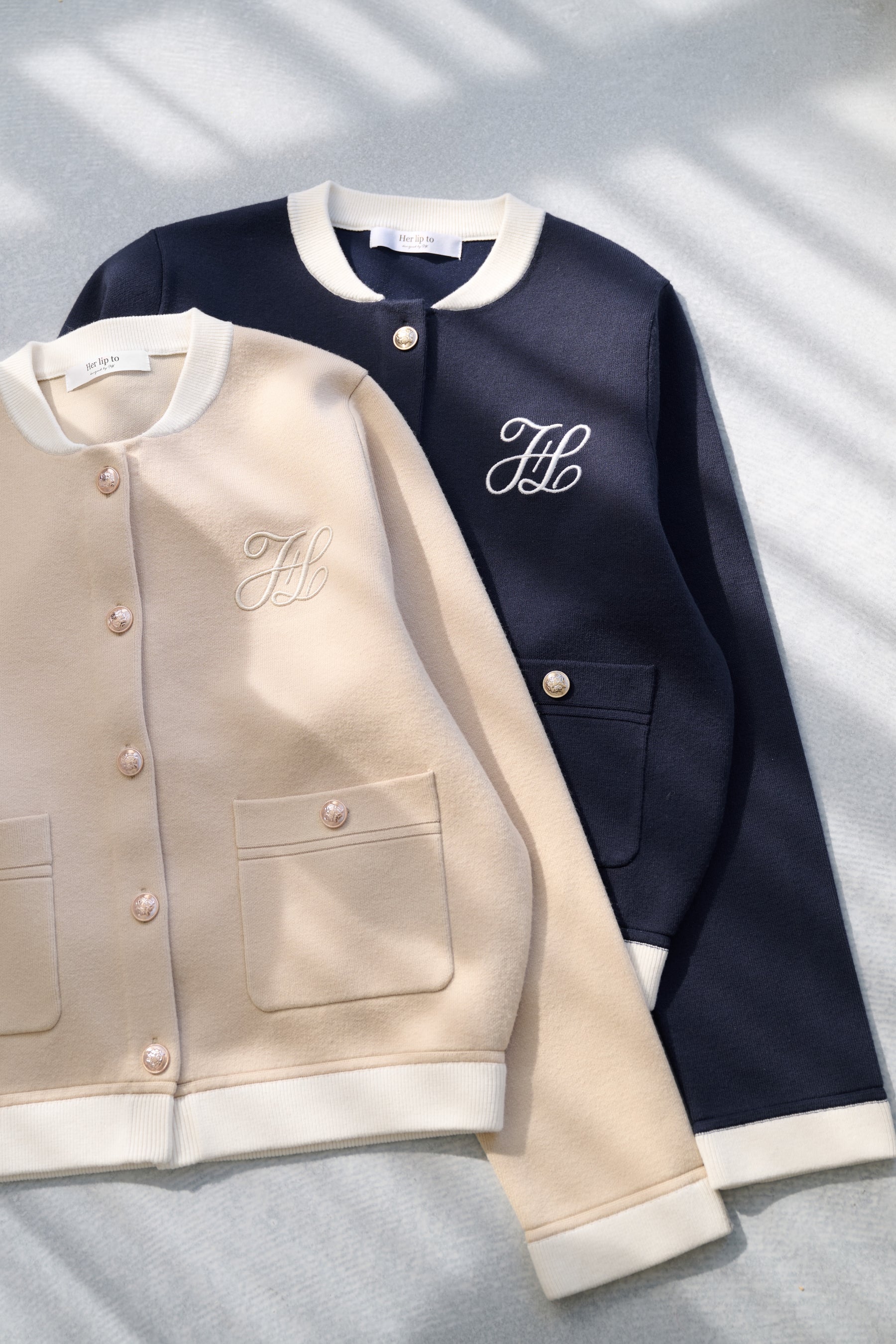 HLT Logo Knit Varsity Jacket