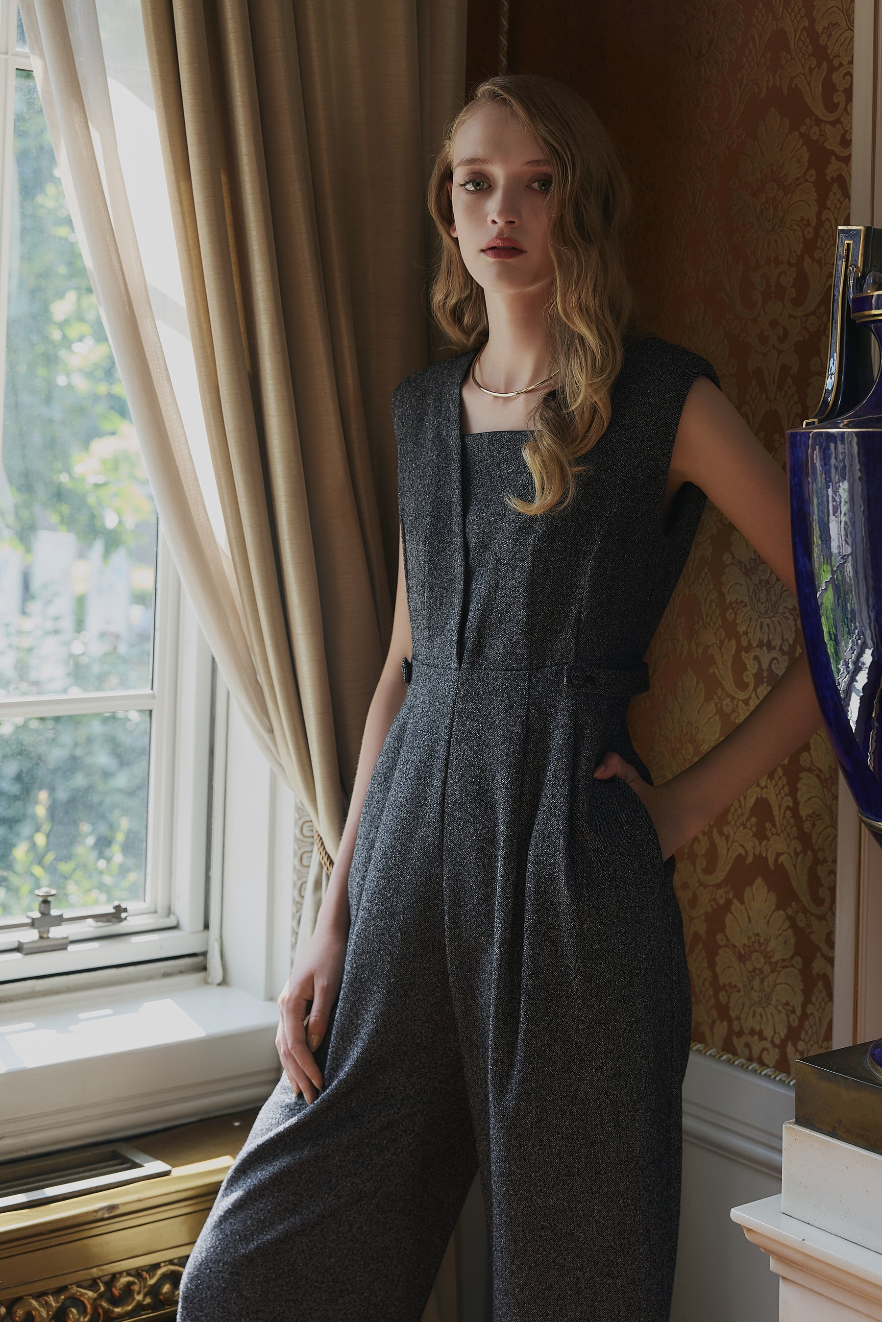 Vol.1 Tweed Jumpsuit