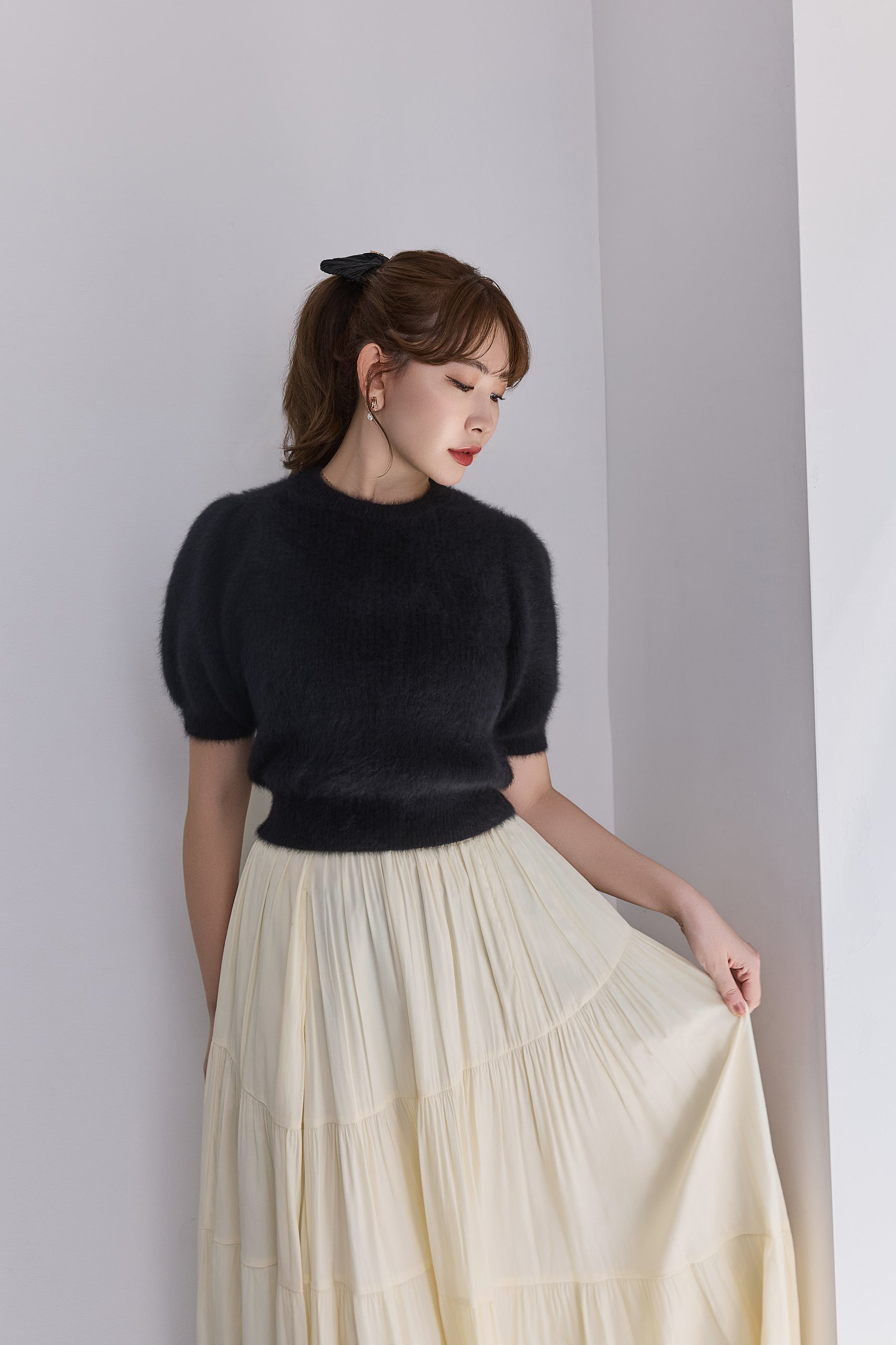 新色】Fancy Cashmere Blend Pullover