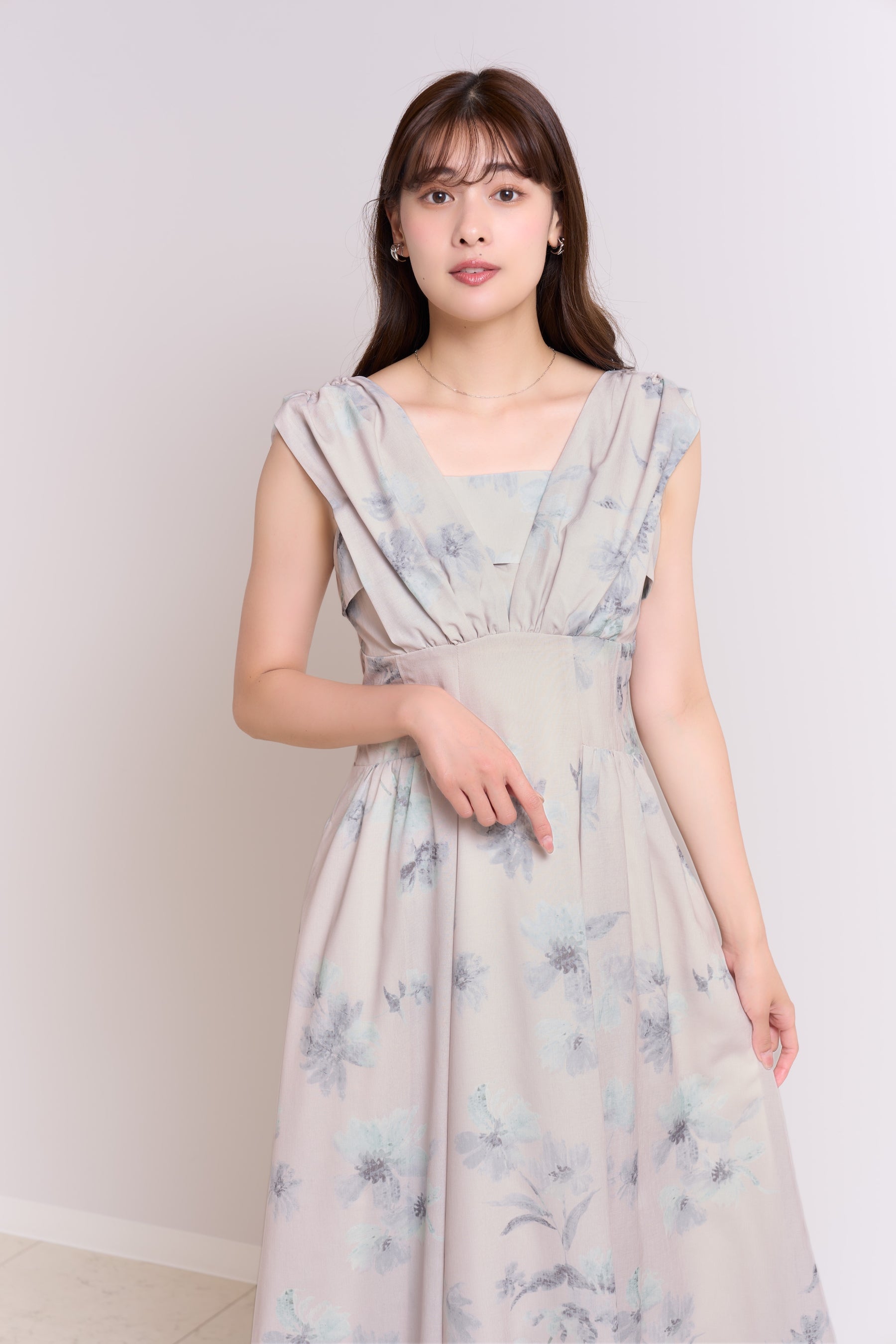 Amboise Gathered Flare Dress