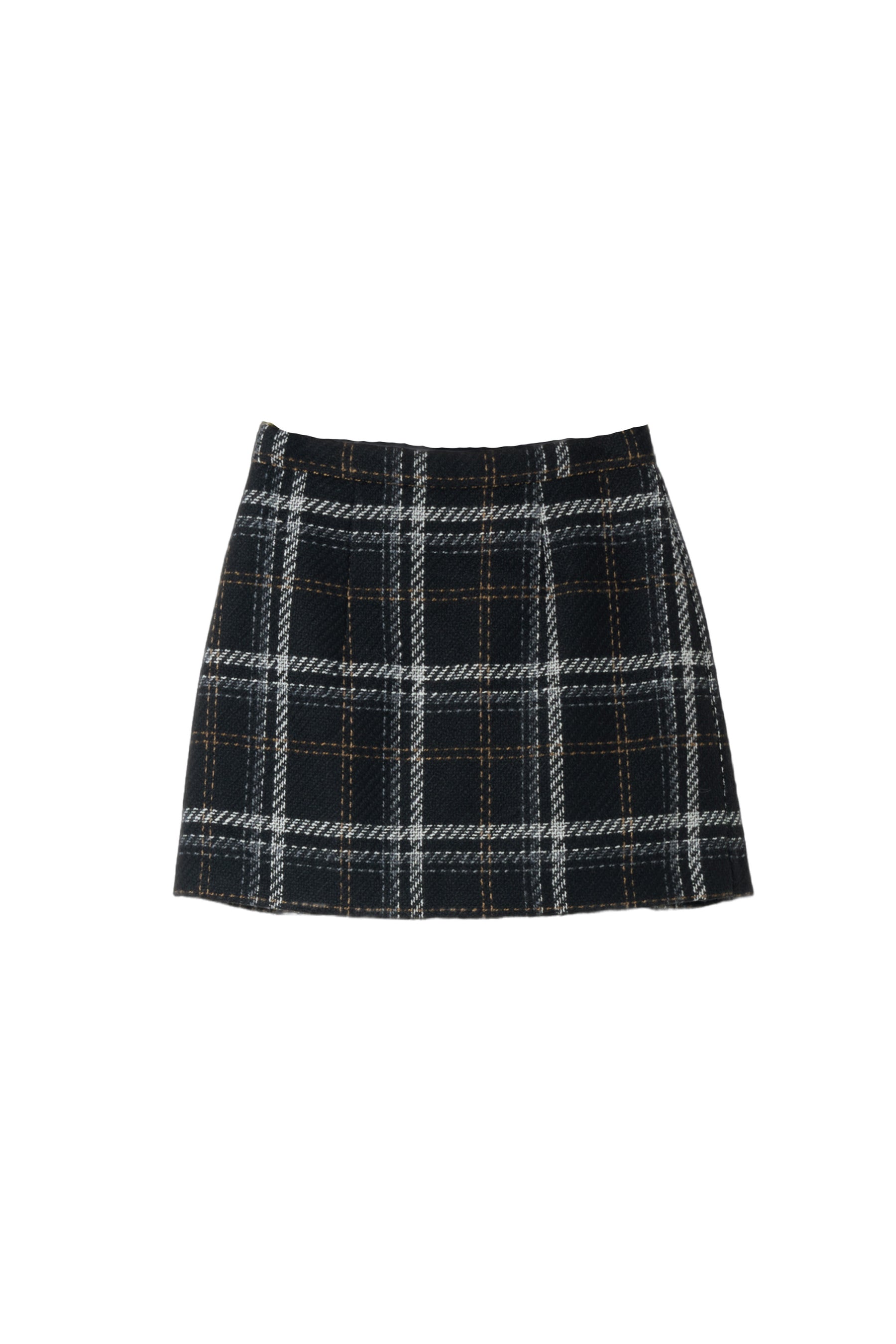 Tweed Check Mini Skort