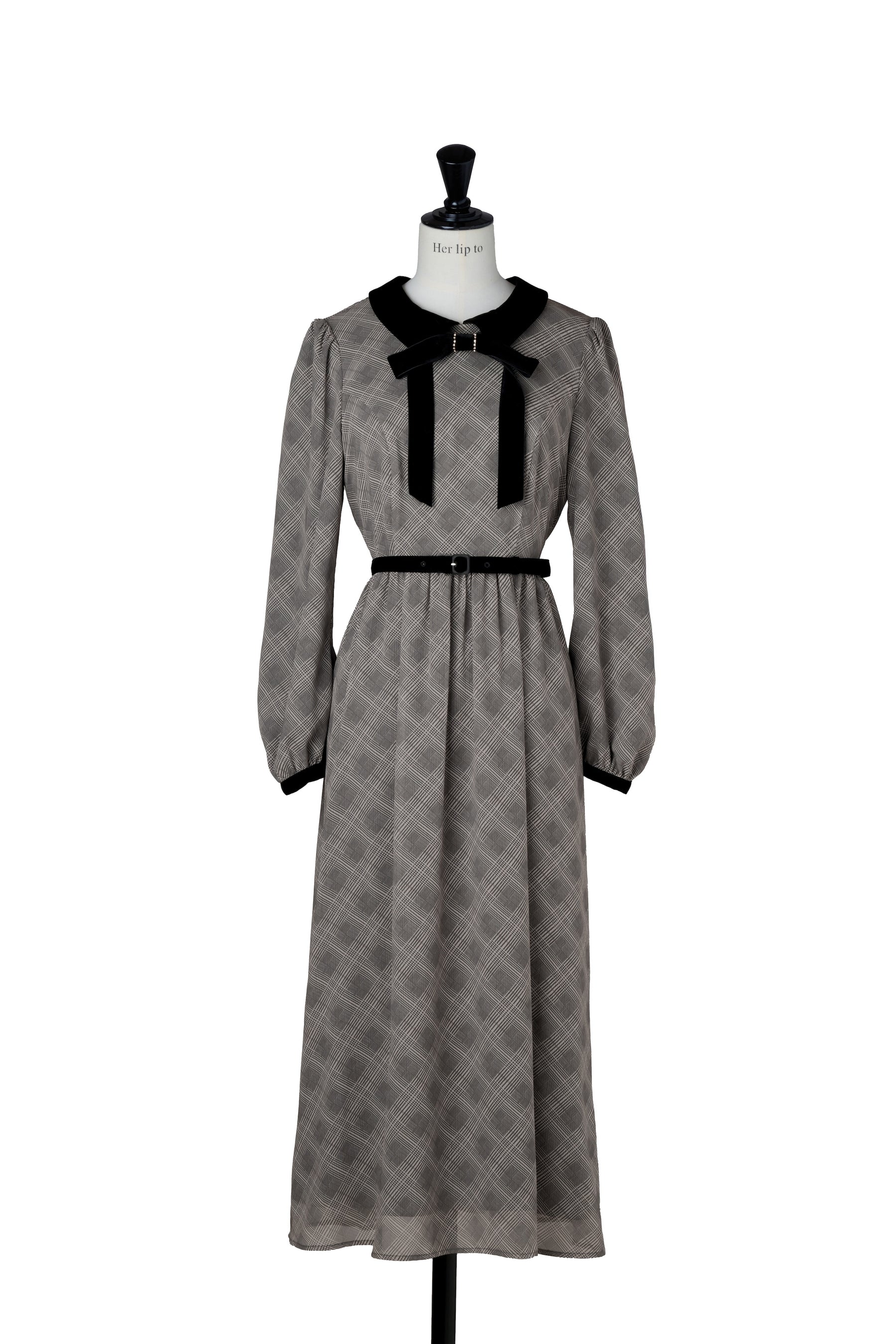 Bristol Plaid Ribbon Dress