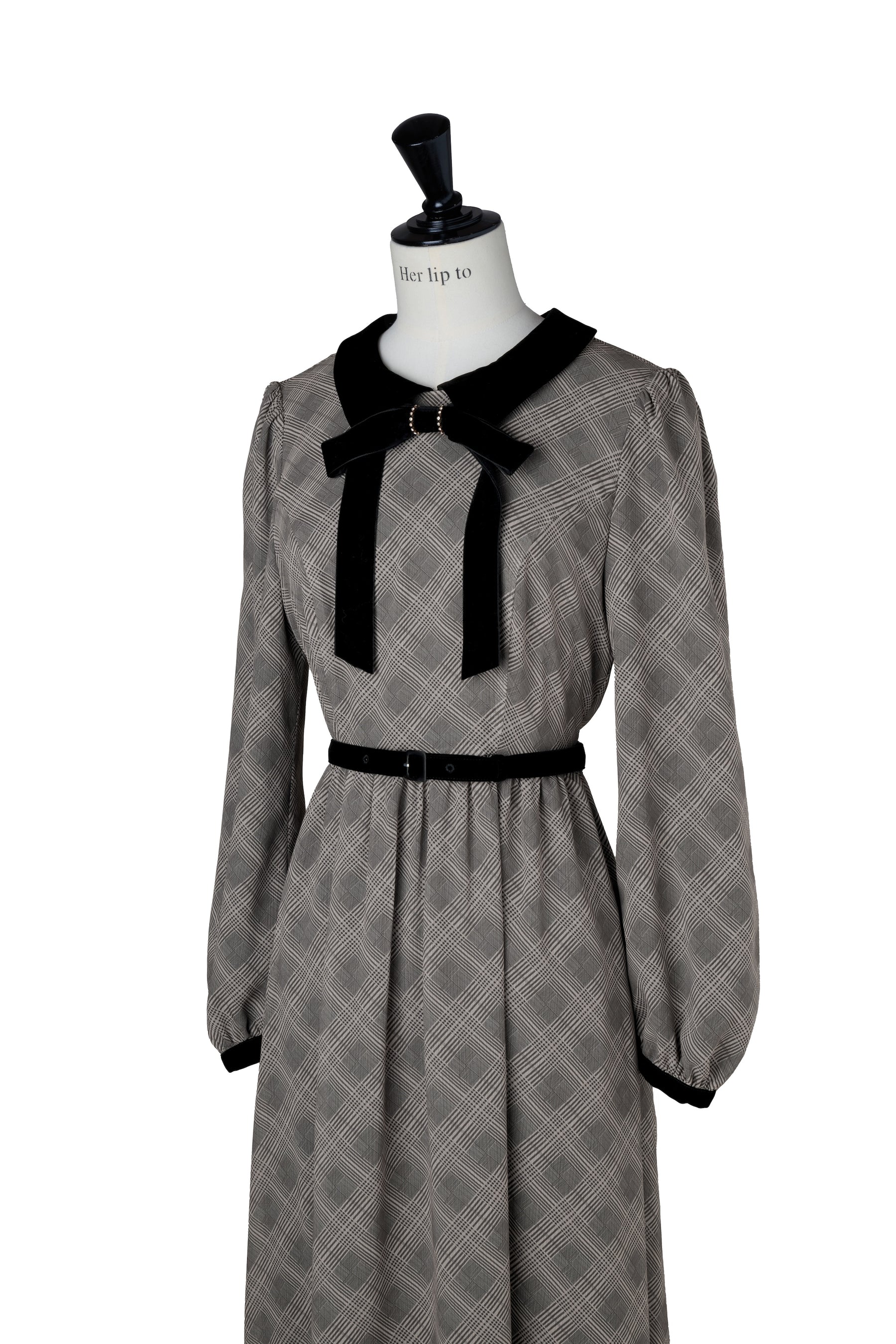 Bristol Plaid Ribbon Dress