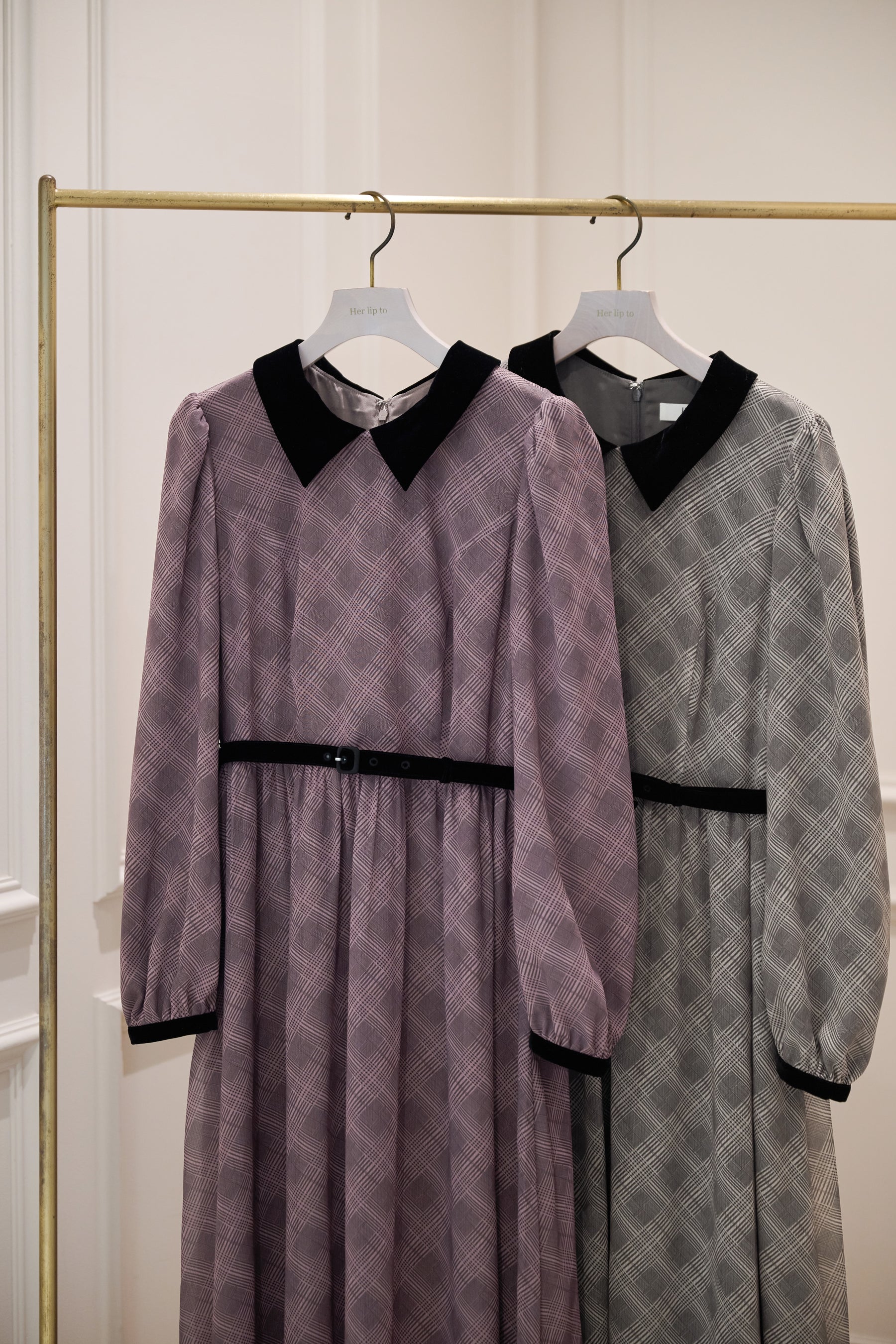 Bristol Plaid Ribbon Dress