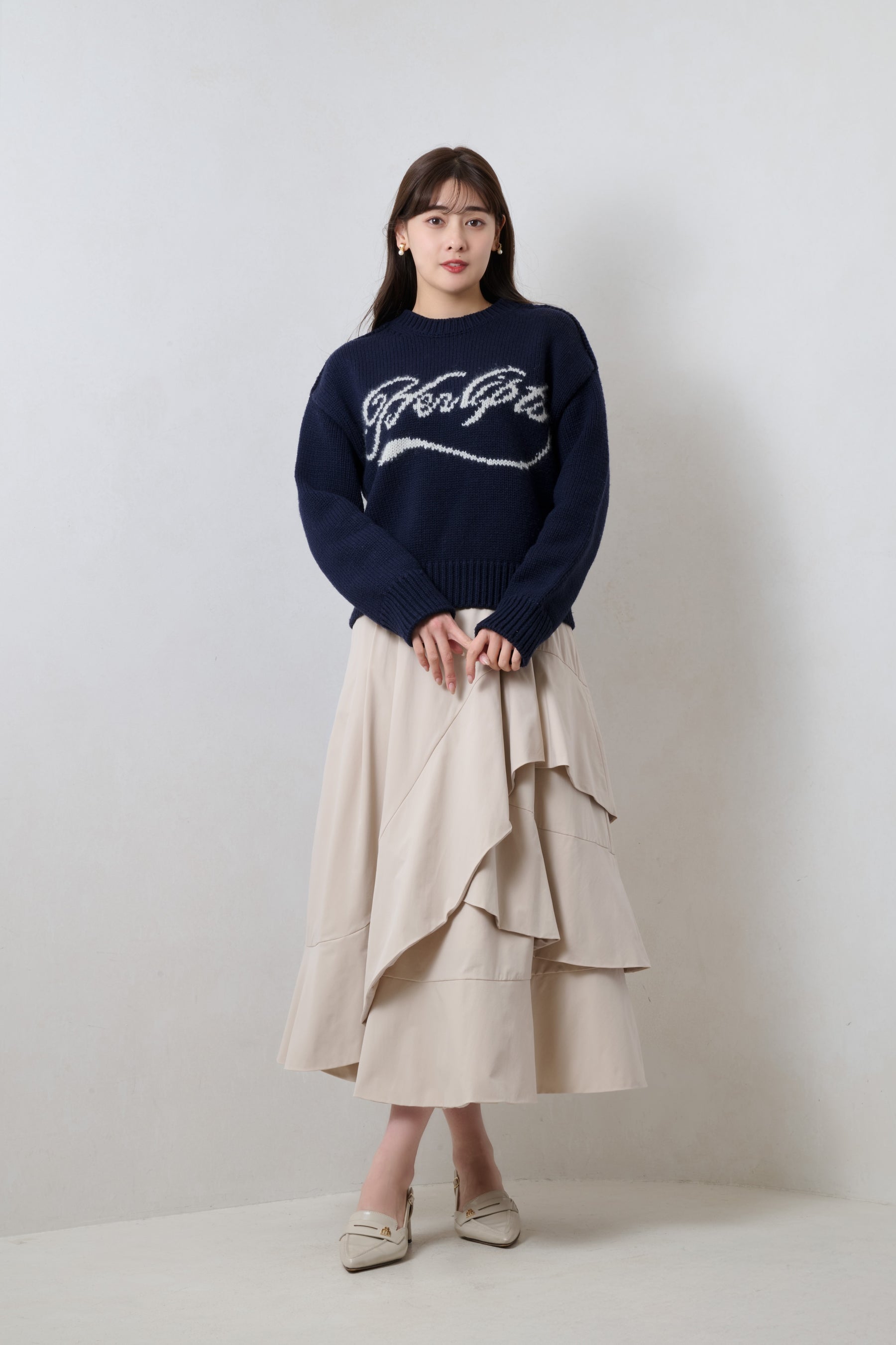 Loved one Logo Jacquard Knit