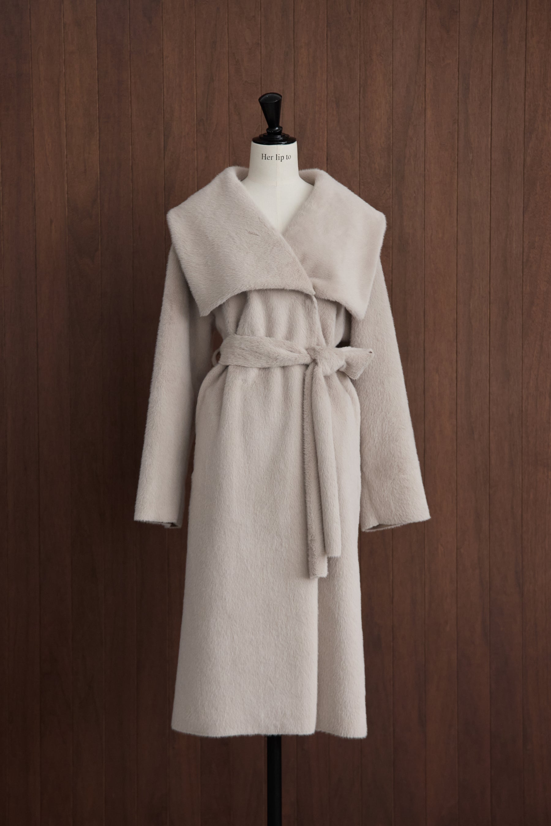 beige / latte】Grace Wrap Coat