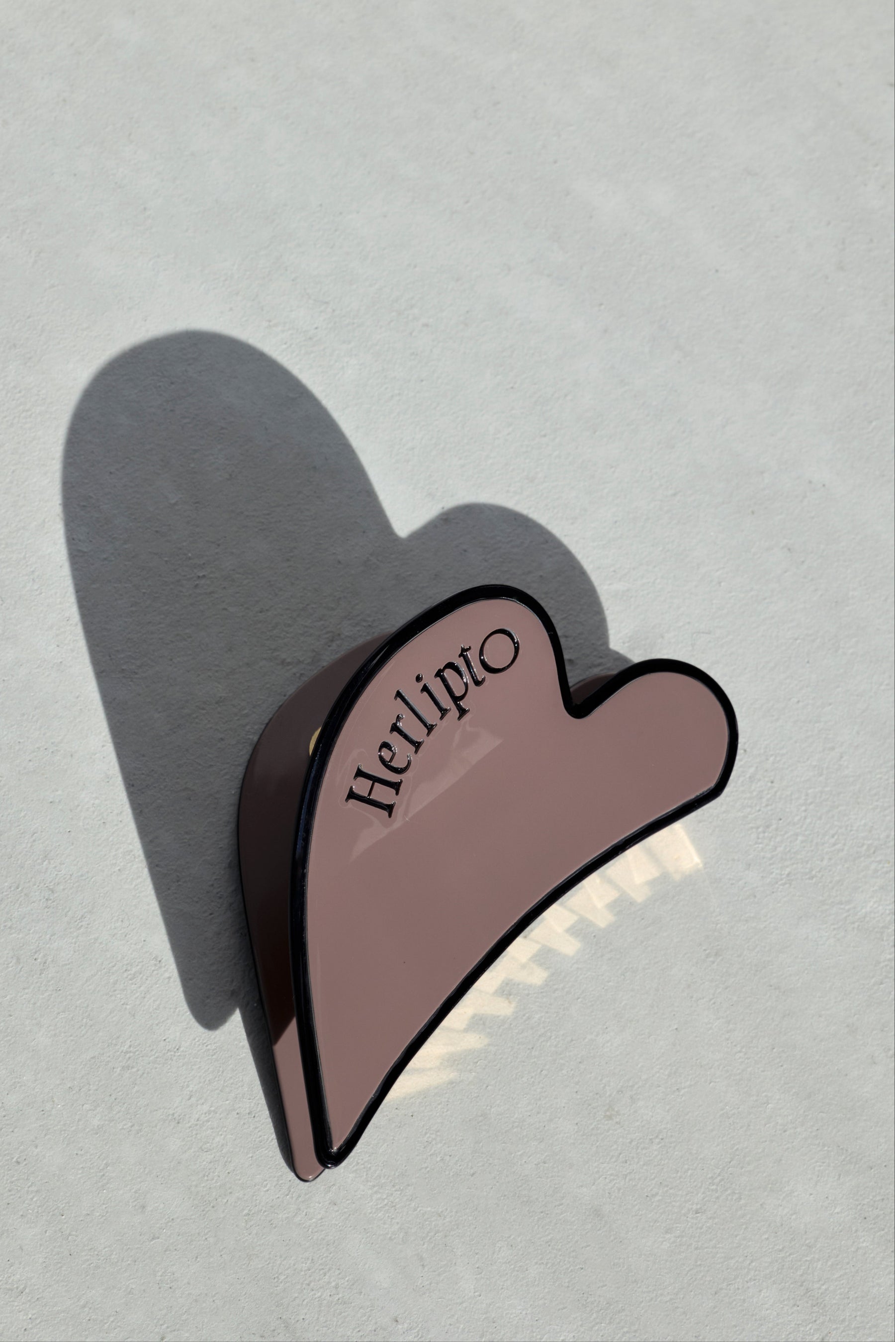 Bicolor Heart Hair Clip