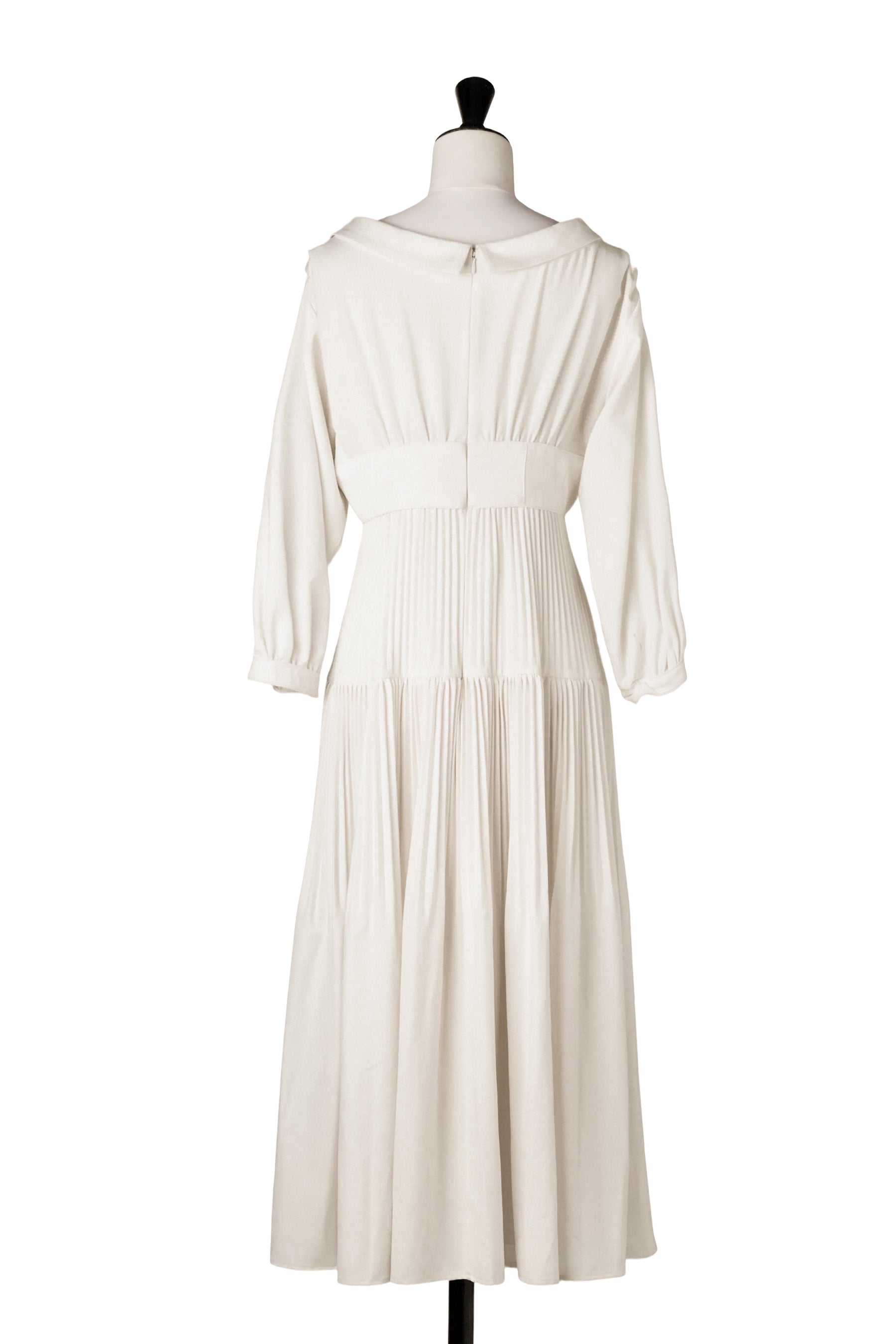 新色】Pleated Open Shirt Dress