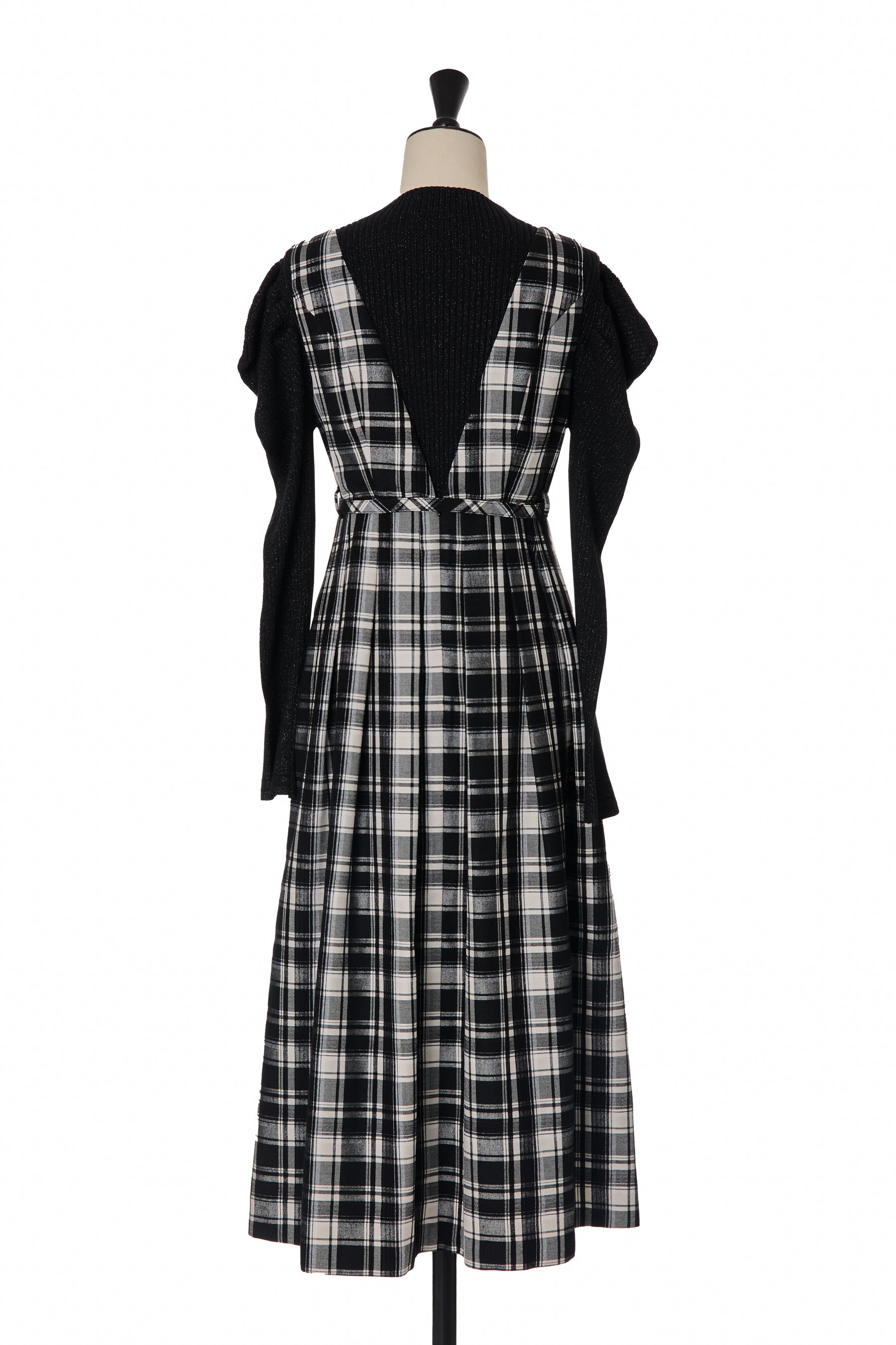 新色】Classic Plaid Jumper Dress