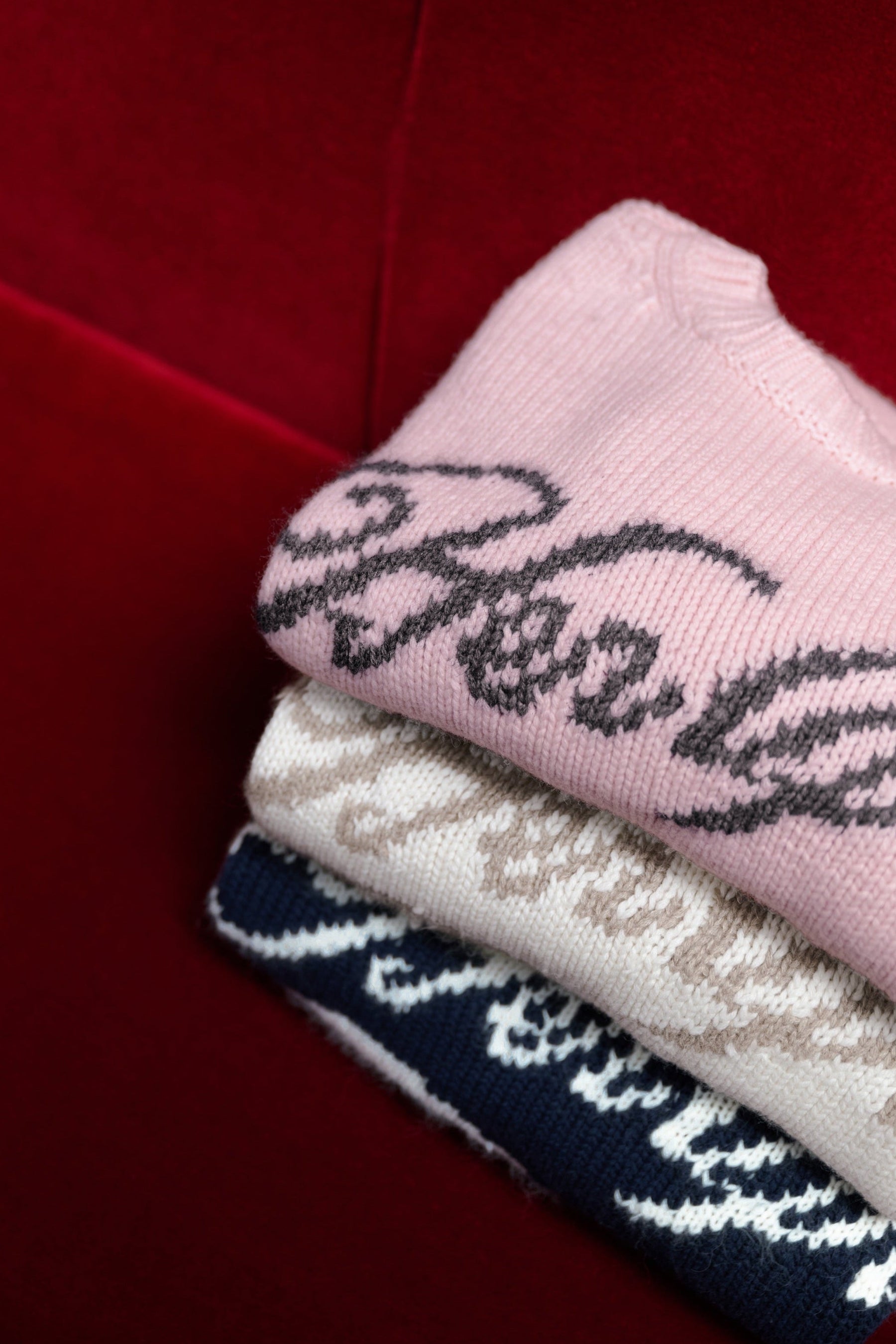 Loved one Logo Jacquard Knit