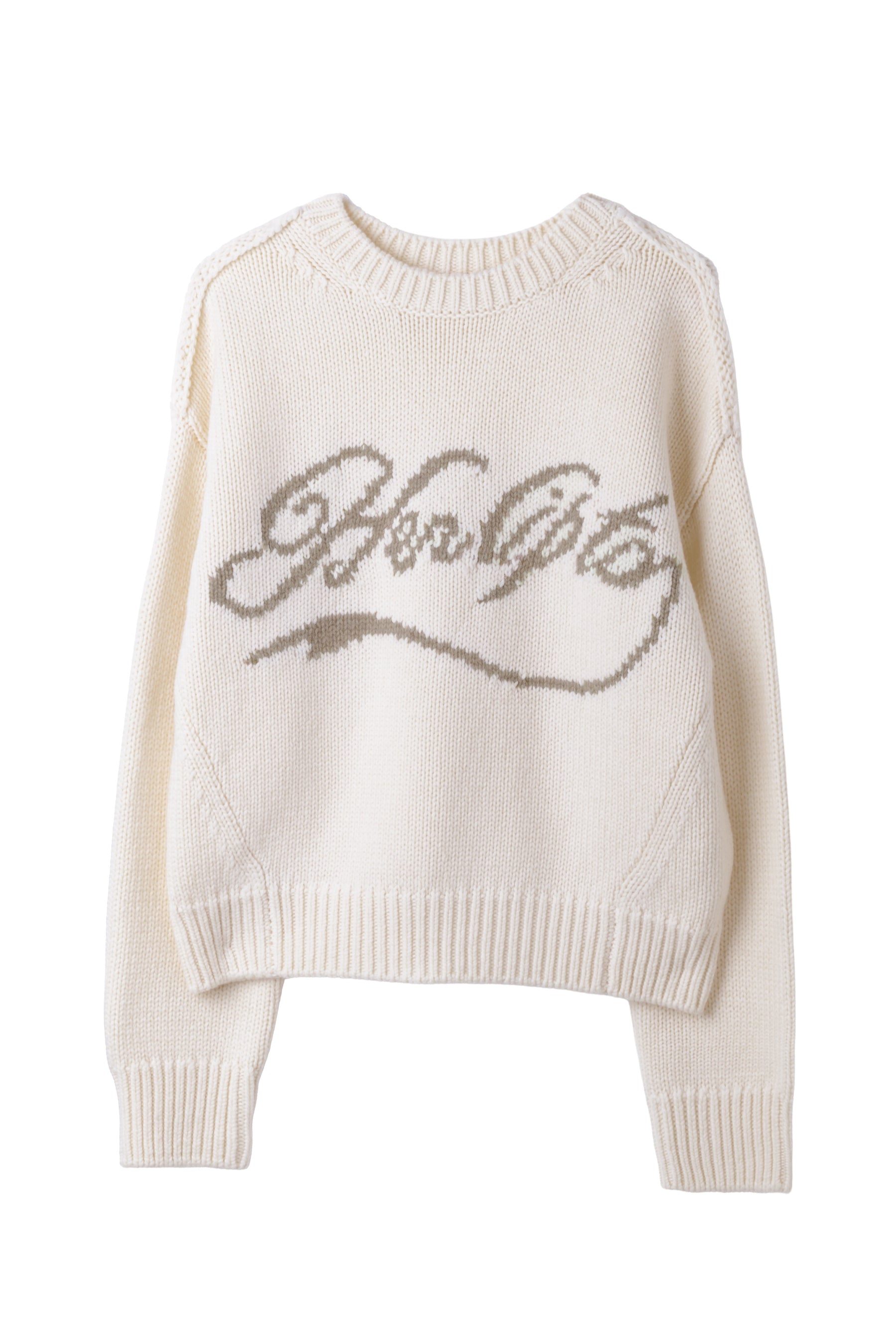 Loved one Logo Jacquard Knit