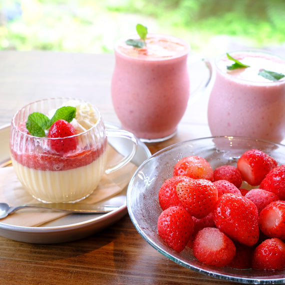 紅い雫 冷凍いちご【1㎏】〈さかいさんちの苺〉 – ハーベスト